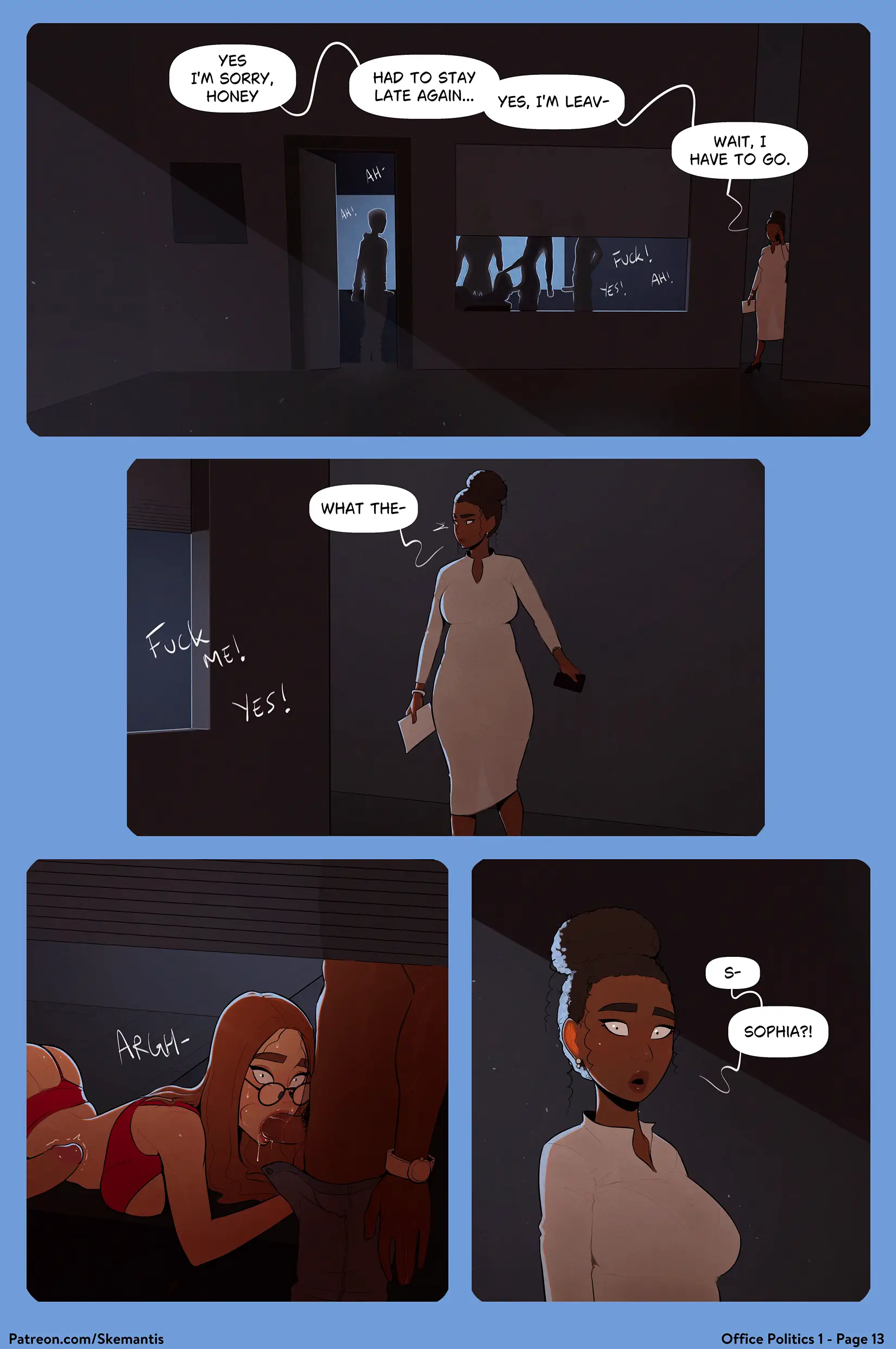Office Politics - 1 . Office Politics - Chapter 1 [Skemantis] - Page 13