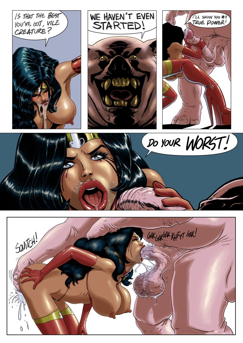 Wondercunt (Justice League) [Fenris Comix] - Wondercunt 1 - Page 7