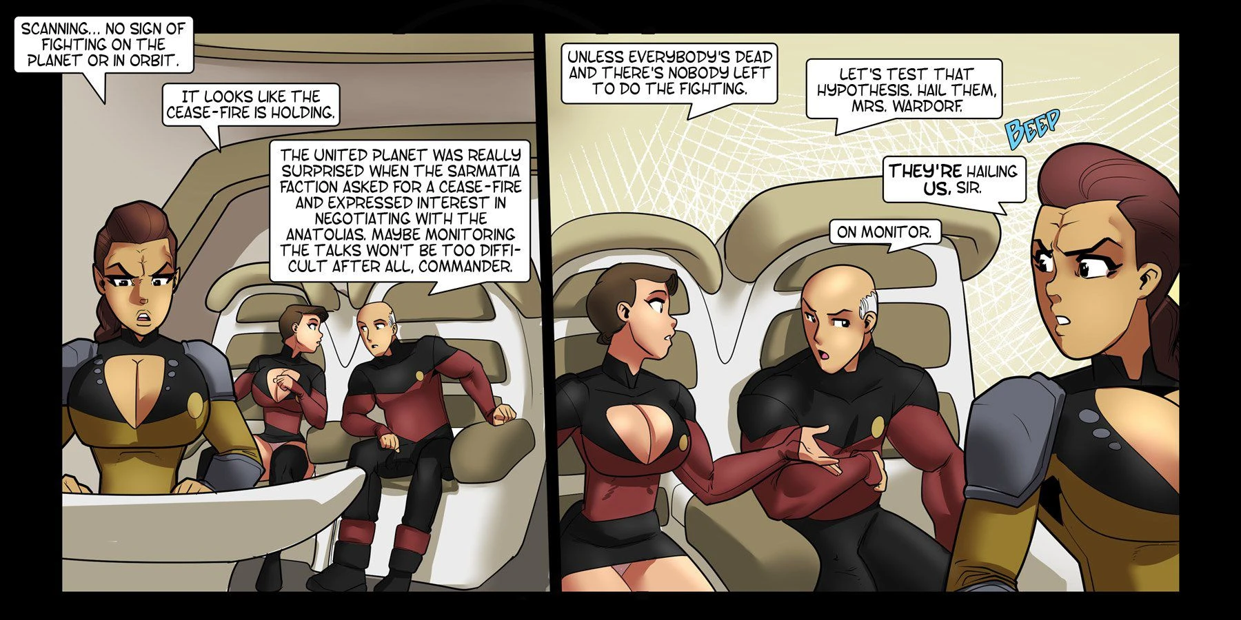 Galaxy Jaunt (Star Trek) [Rabies T Lagomorph] - 2 . Galaxy Jaunt - Chapter 2 [Rabies T Lagomorph] - Page 10