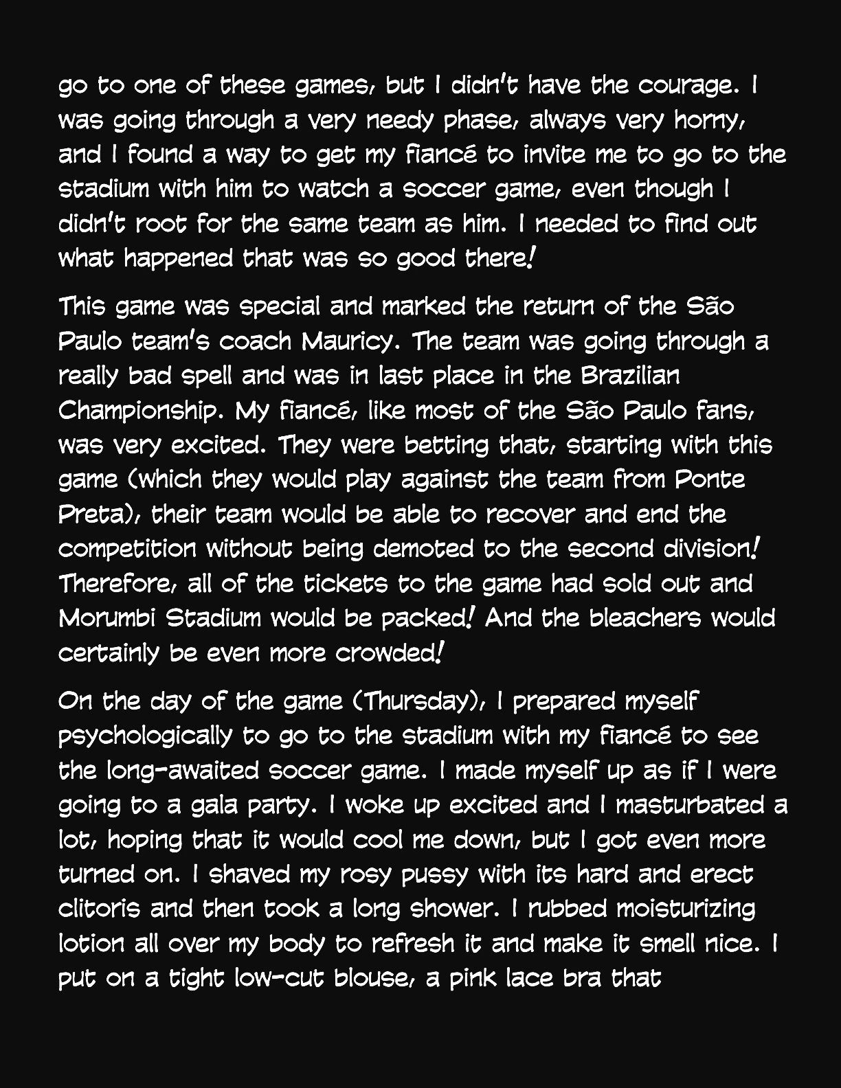 Animated Tales [WC | TF] - DRY HUMPED AND GROPED IN A SOCCER STADIUM - Page 2