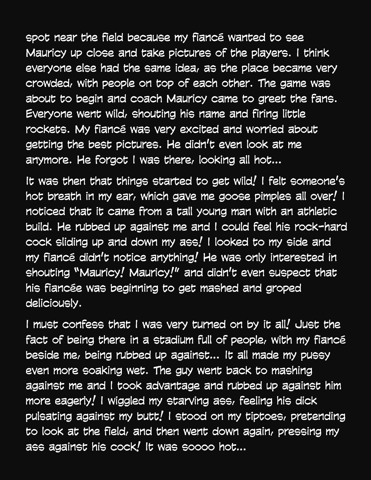 Animated Tales [WC | TF] - DRY HUMPED AND GROPED IN A SOCCER STADIUM - Page 5