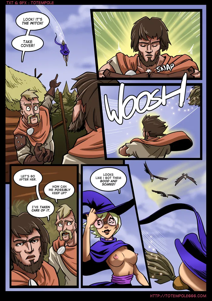 The Cummoner - 7 . The Cummoner - Chapter 7 - Burn The Witch! [Totempole] - Page 8