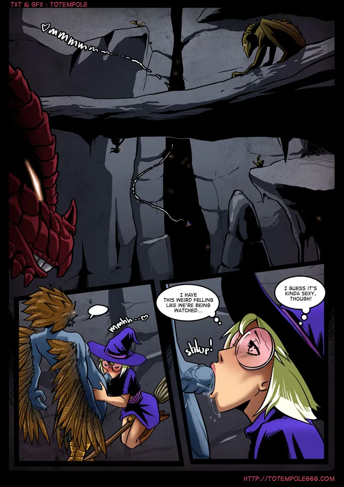 The Cummoner - 7 . The Cummoner - Chapter 7 - Burn The Witch! [Totempole] - Page 13