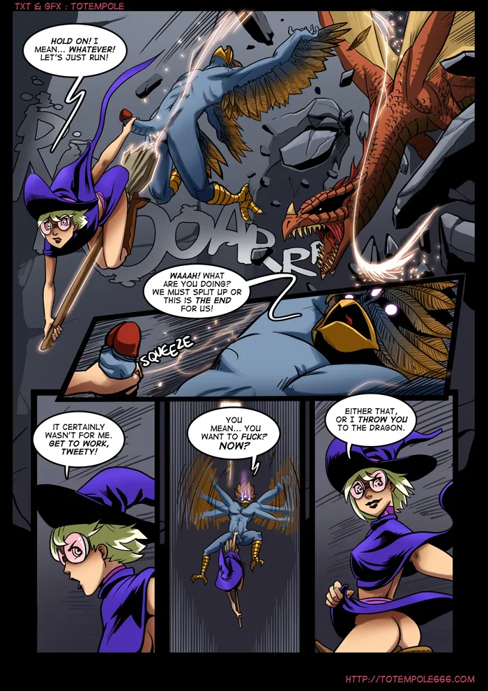The Cummoner - 7 . The Cummoner - Chapter 7 - Burn The Witch! [Totempole] - Page 16