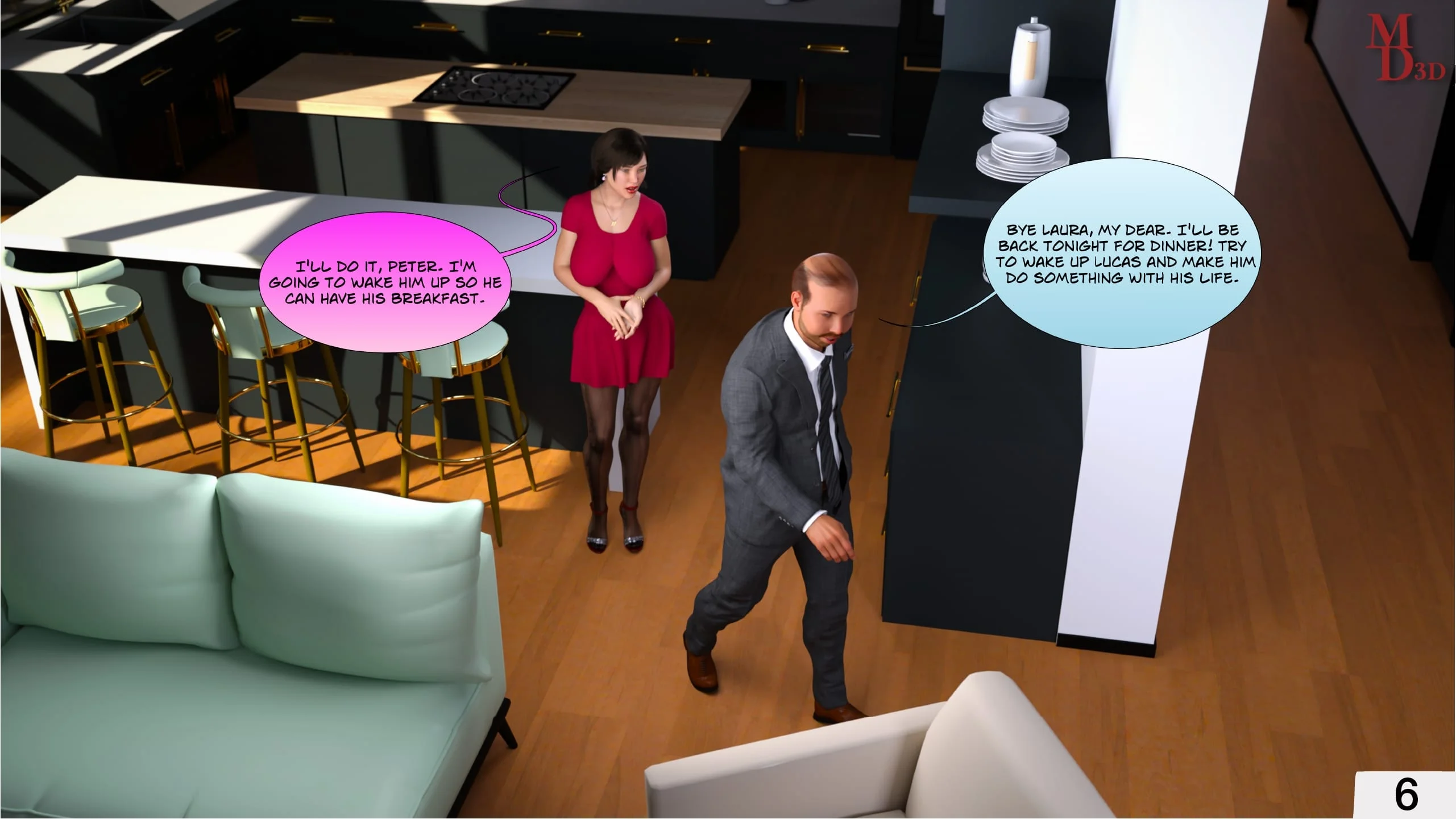 Slave Of A Cruel Son [Magic Dragon 3D] - 1 . Slave Of A Cruel Son - Chapter 1 - Page 8