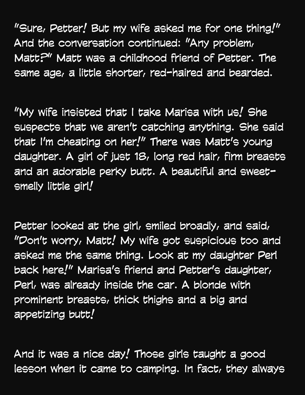 Animated Tales [WC | TF] - SWAPPING DAUGHTERS ON THE FISHING TRIP - Page 2