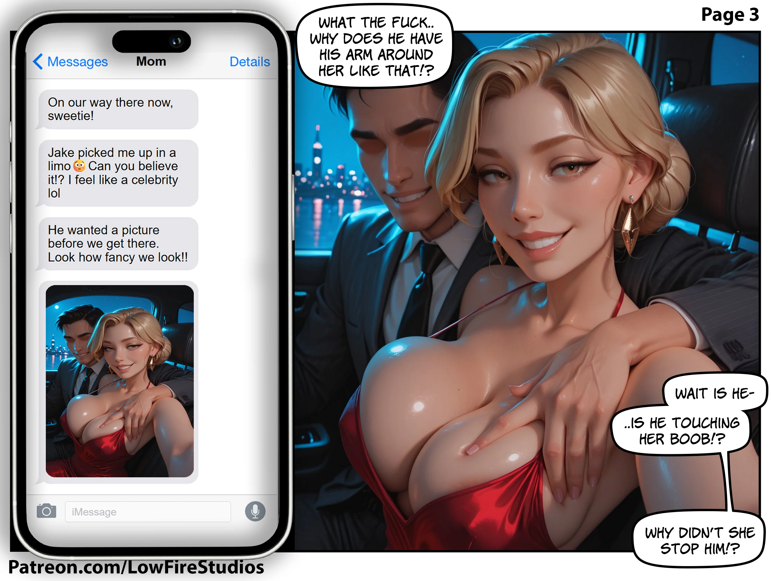 Mom goes Prom [LowFireStudios] - 1. Mom goes Prom [AI Gen] - Page 3