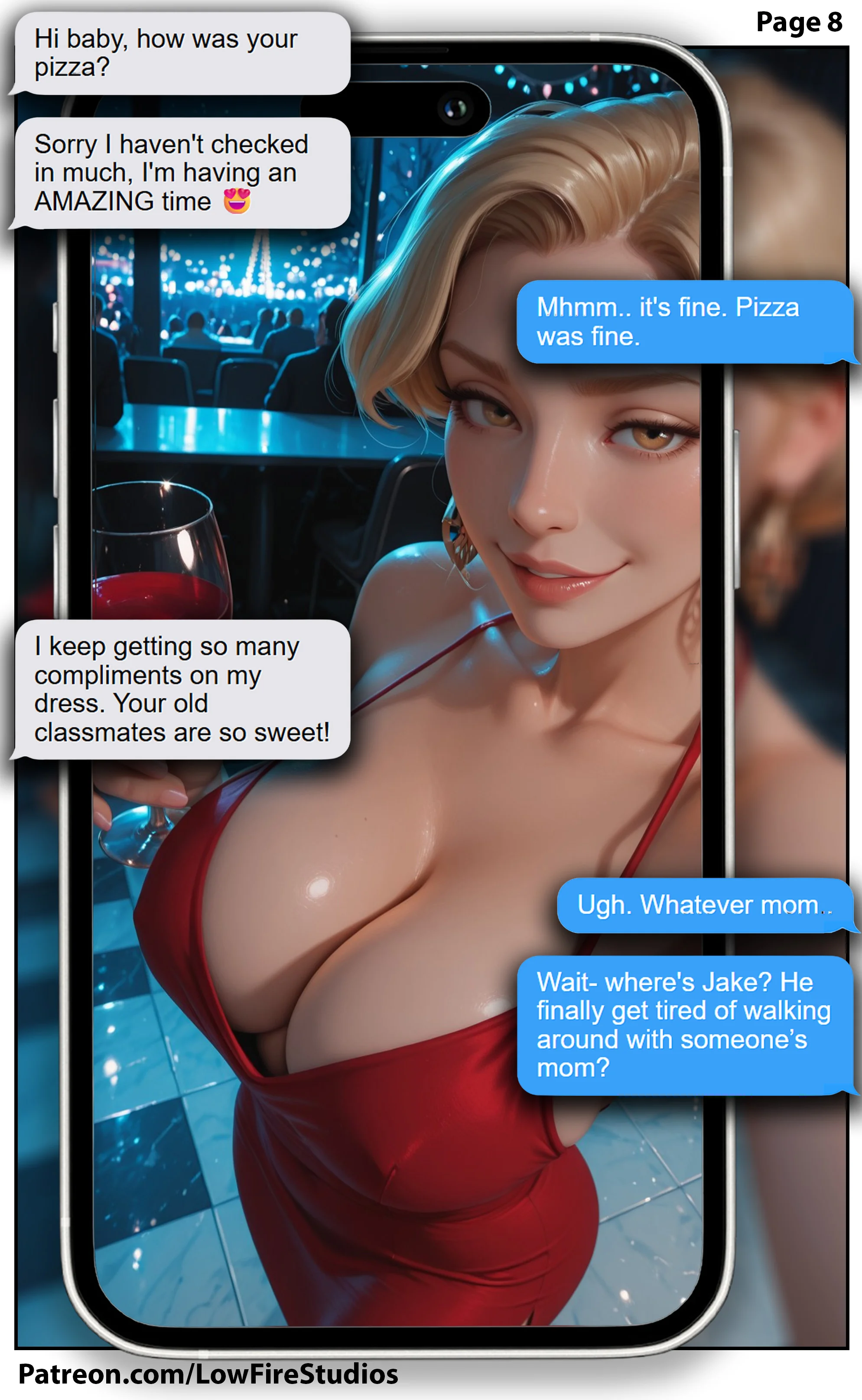 Mom goes Prom [LowFireStudios] - 1. Mom goes Prom [AI Gen] - Page 8