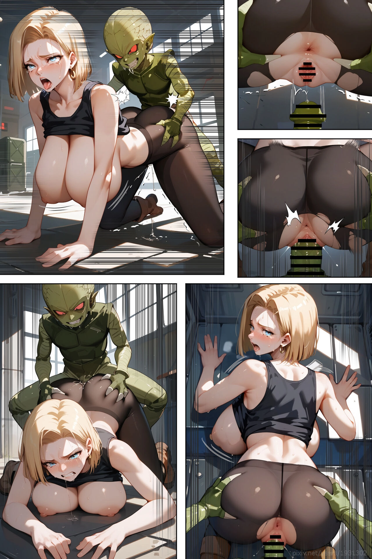 Do Android18 Birth Saibaiman’s Child [ETUS] - Do Android18 Birth Saibaiman's Child - Page 14