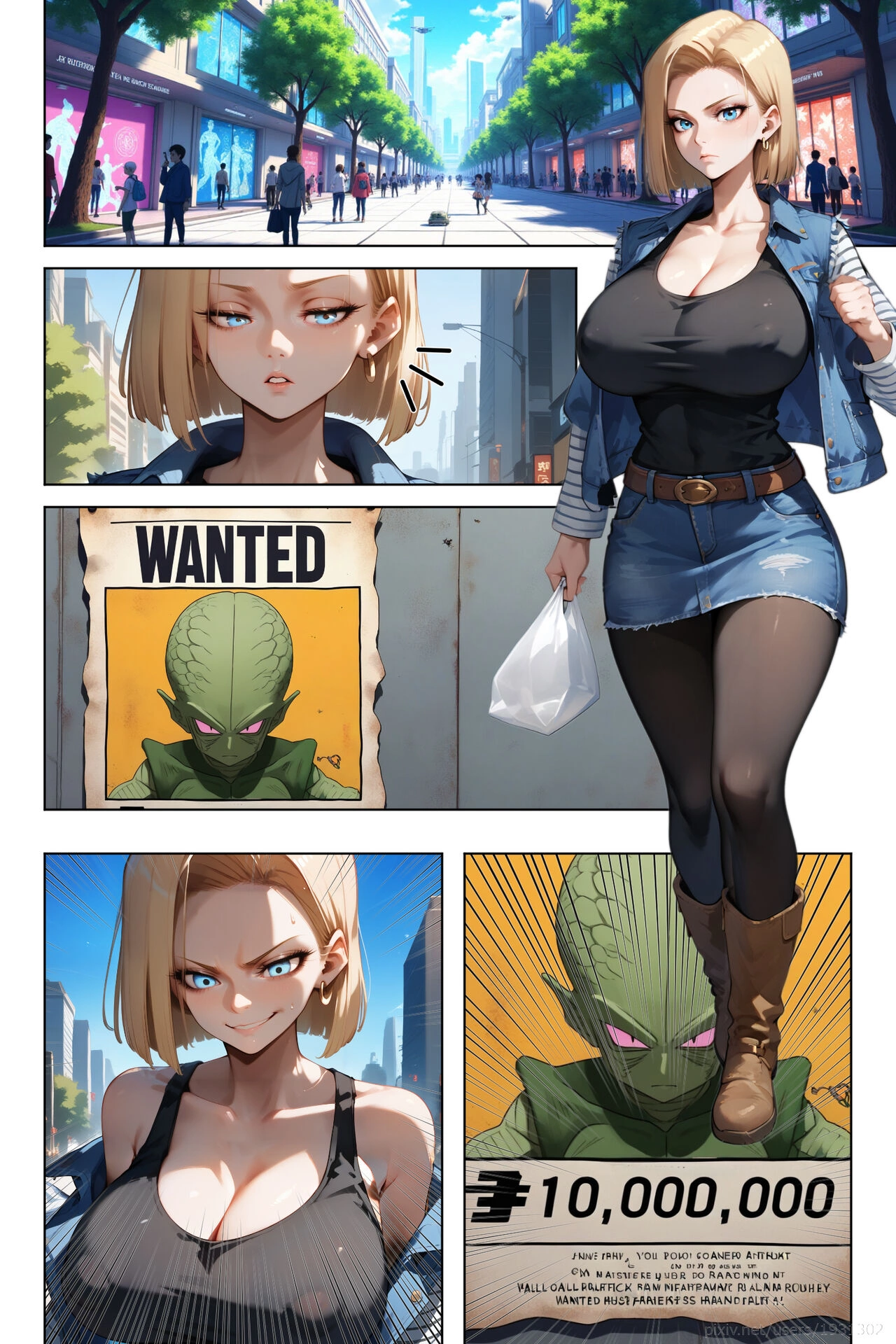 Do Android18 Birth Saibaiman’s Child [ETUS] - Do Android18 Birth Saibaiman's Child - Page 5