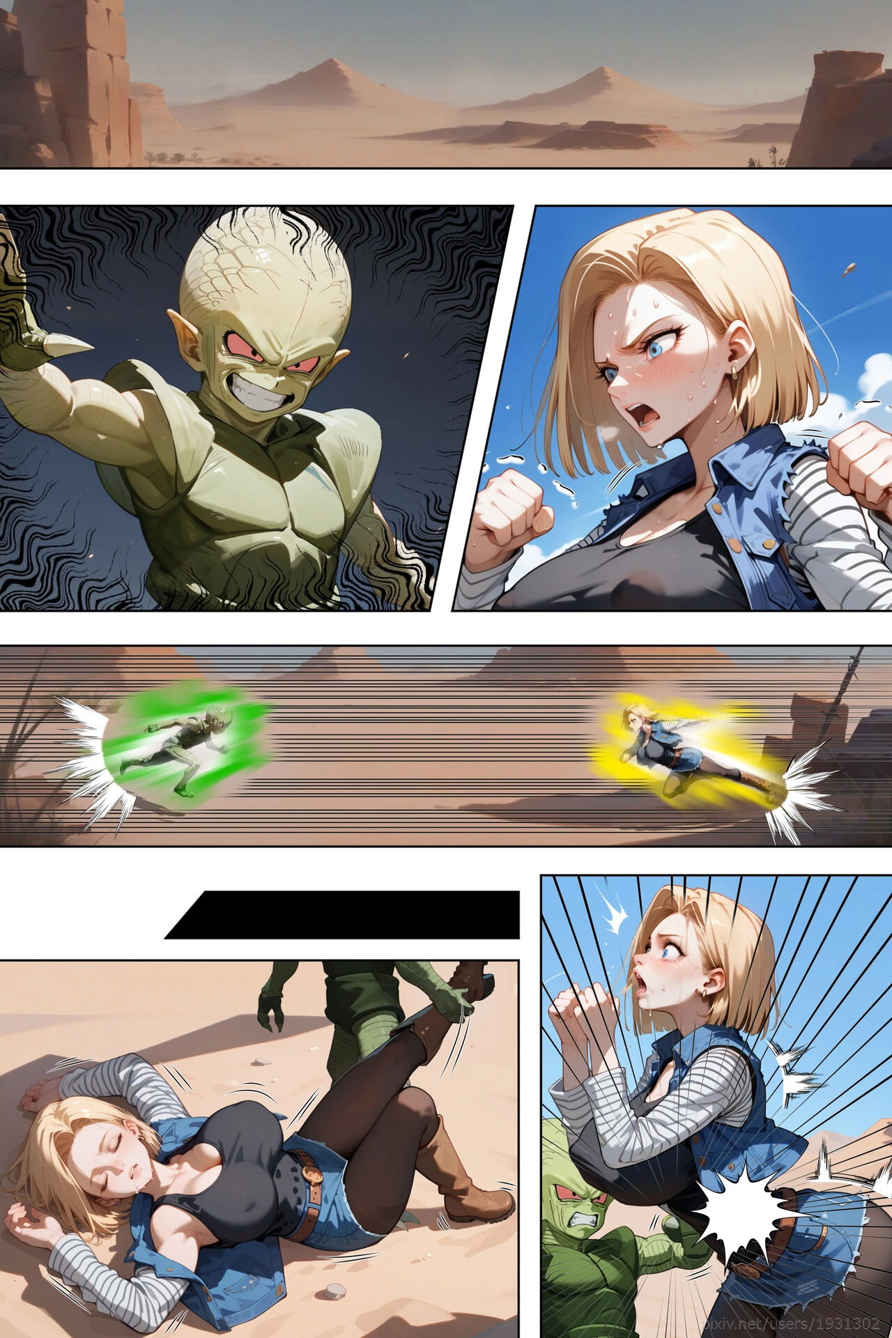 Do Android18 Birth Saibaiman’s Child [ETUS] - Do Android18 Birth Saibaiman's Child - Page 6