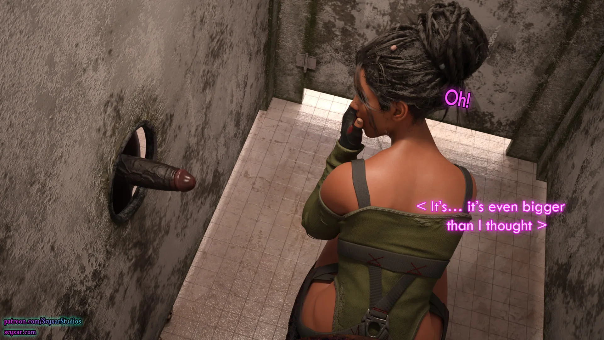 Once You Go Black, You Never Go Back (Cyberpunk) - 3 . Once You Go Black, You Never Go Back - Chapter 3 [Scyxar Studios] - Page 50