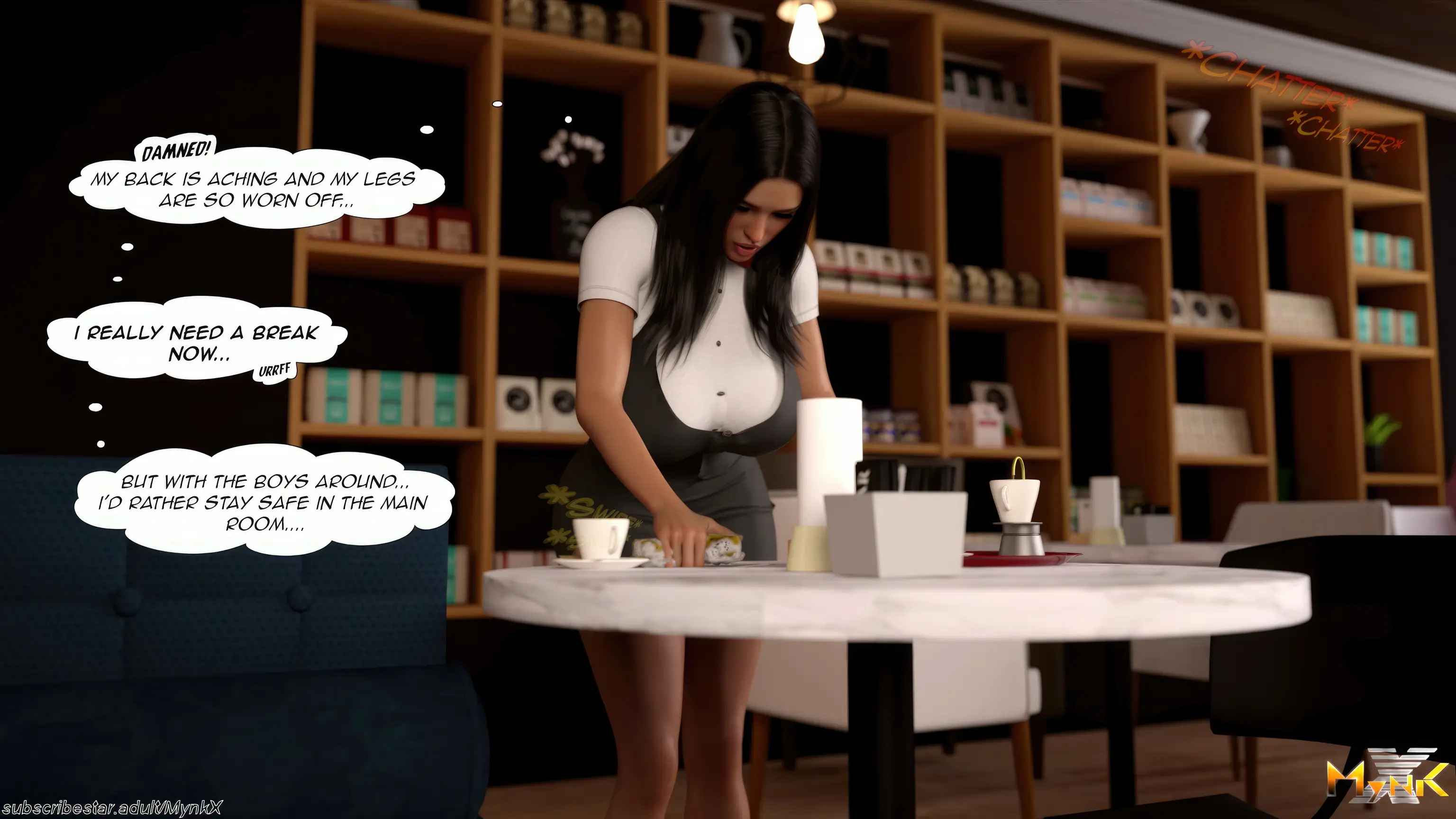 Cafe Folies [Mynk 3DX] - 5a . Cafe Folies - Chapter 5 [Mynk_3DX] - Page 4