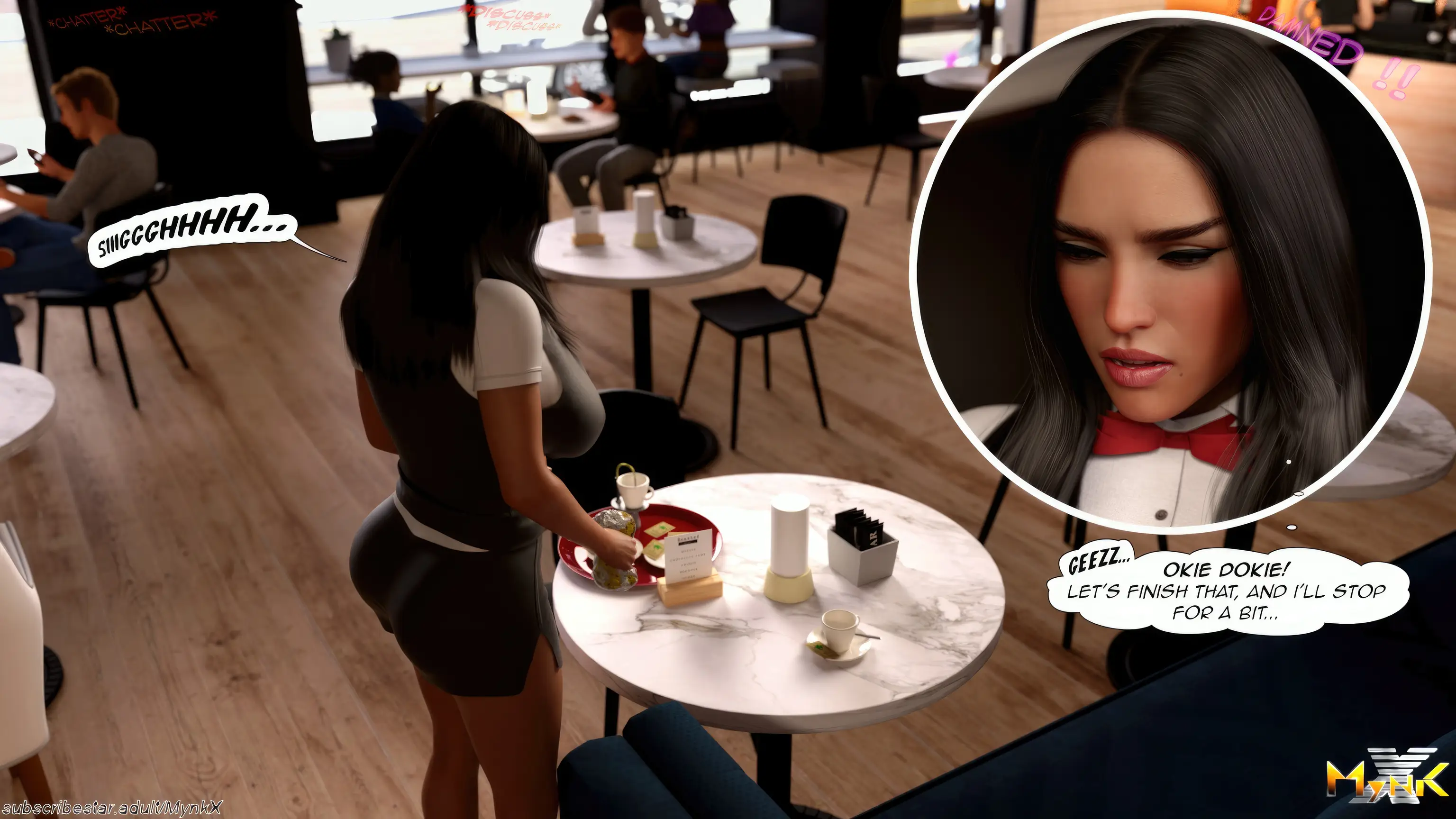 Cafe Folies [Mynk 3DX] - 5a . Cafe Folies - Chapter 5 [Mynk_3DX] - Page 9
