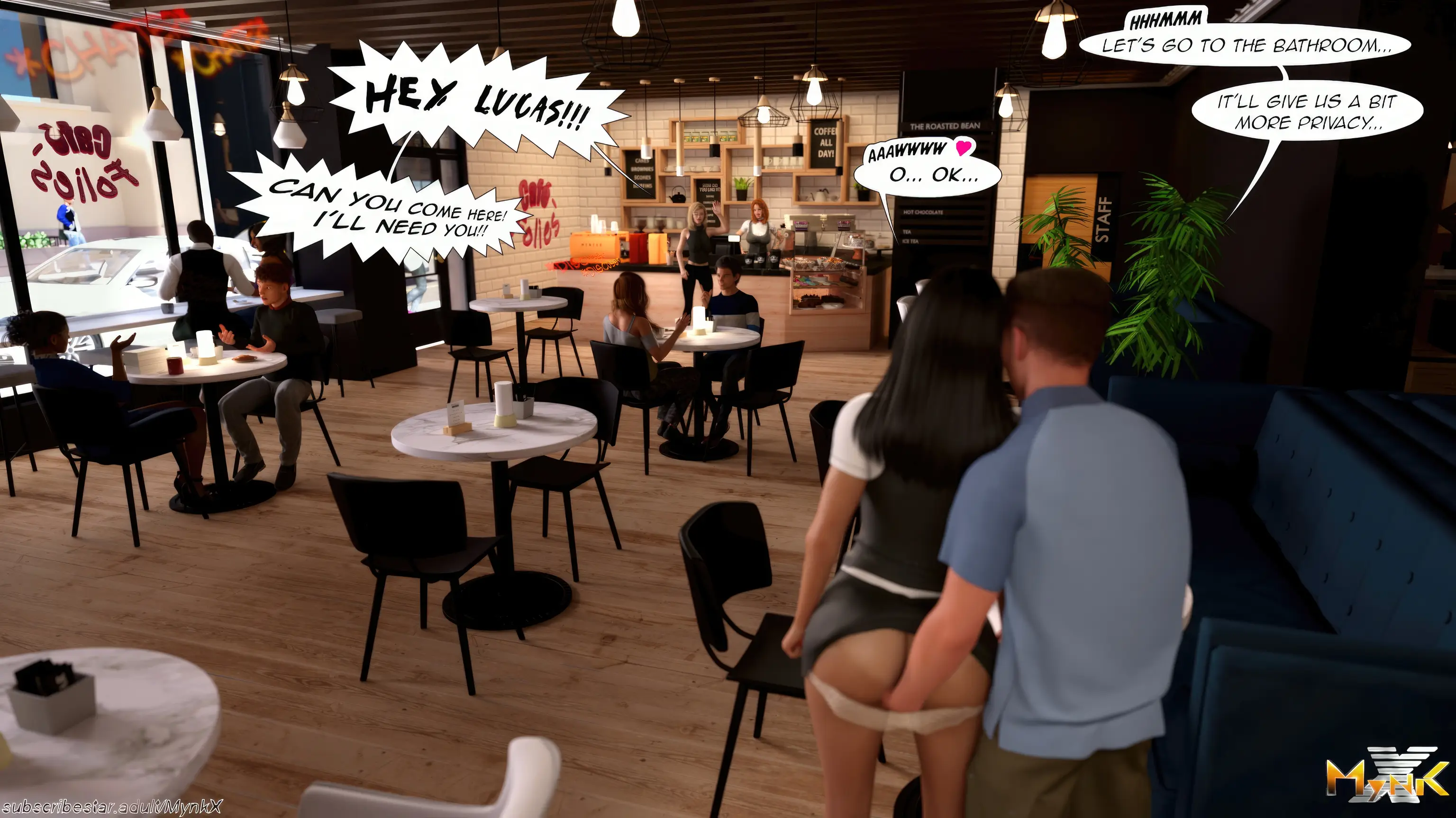Cafe Folies [Mynk 3DX] - 5a . Cafe Folies - Chapter 5 [Mynk_3DX] - Page 21