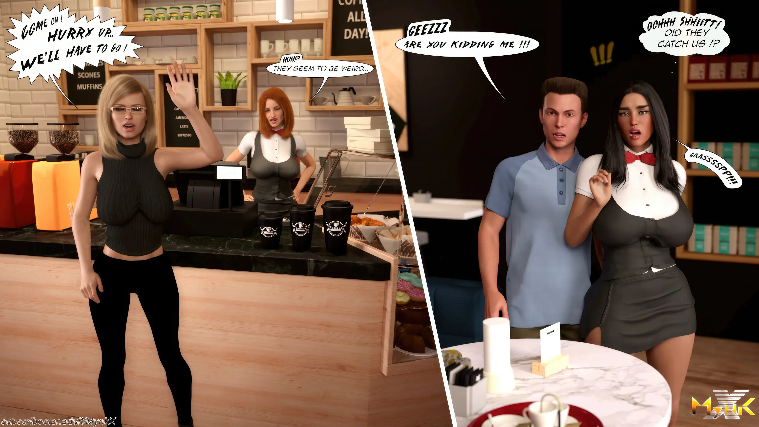 Cafe Folies [Mynk 3DX] - 5a . Cafe Folies - Chapter 5 [Mynk_3DX] - Page 22