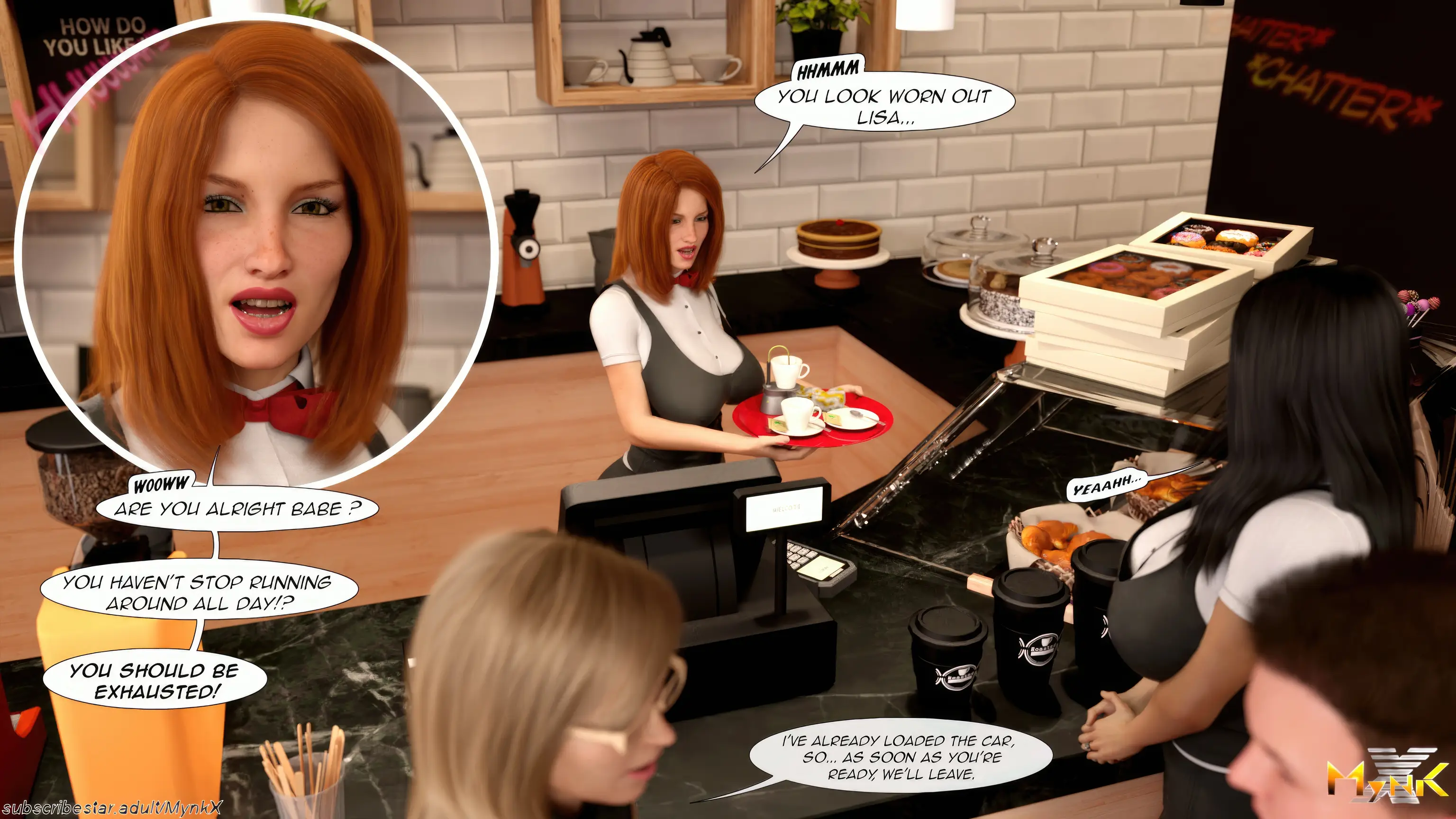 Cafe Folies [Mynk 3DX] - 5a . Cafe Folies - Chapter 5 [Mynk_3DX] - Page 27