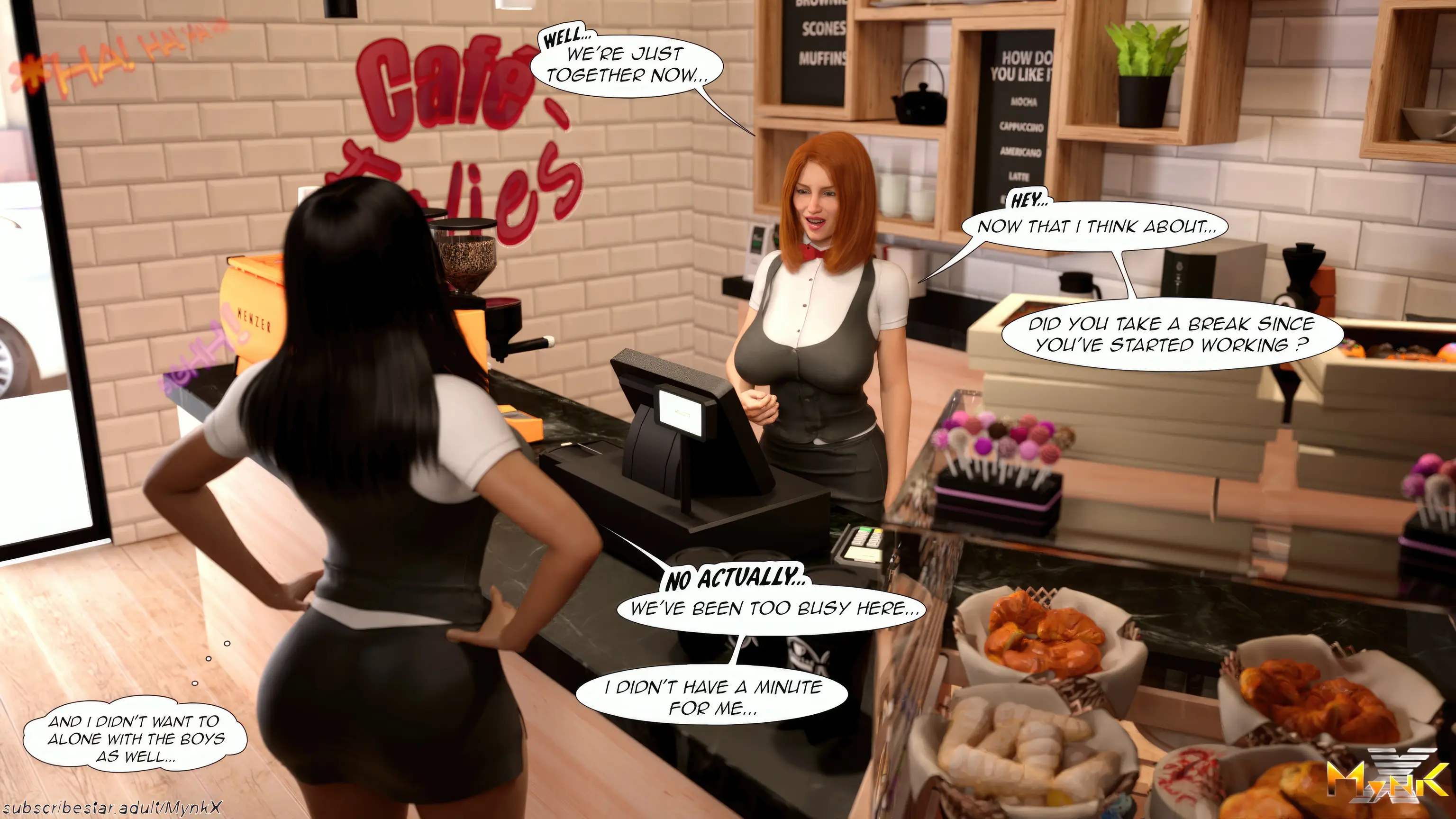 Cafe Folies [Mynk 3DX] - 5a . Cafe Folies - Chapter 5 [Mynk_3DX] - Page 34
