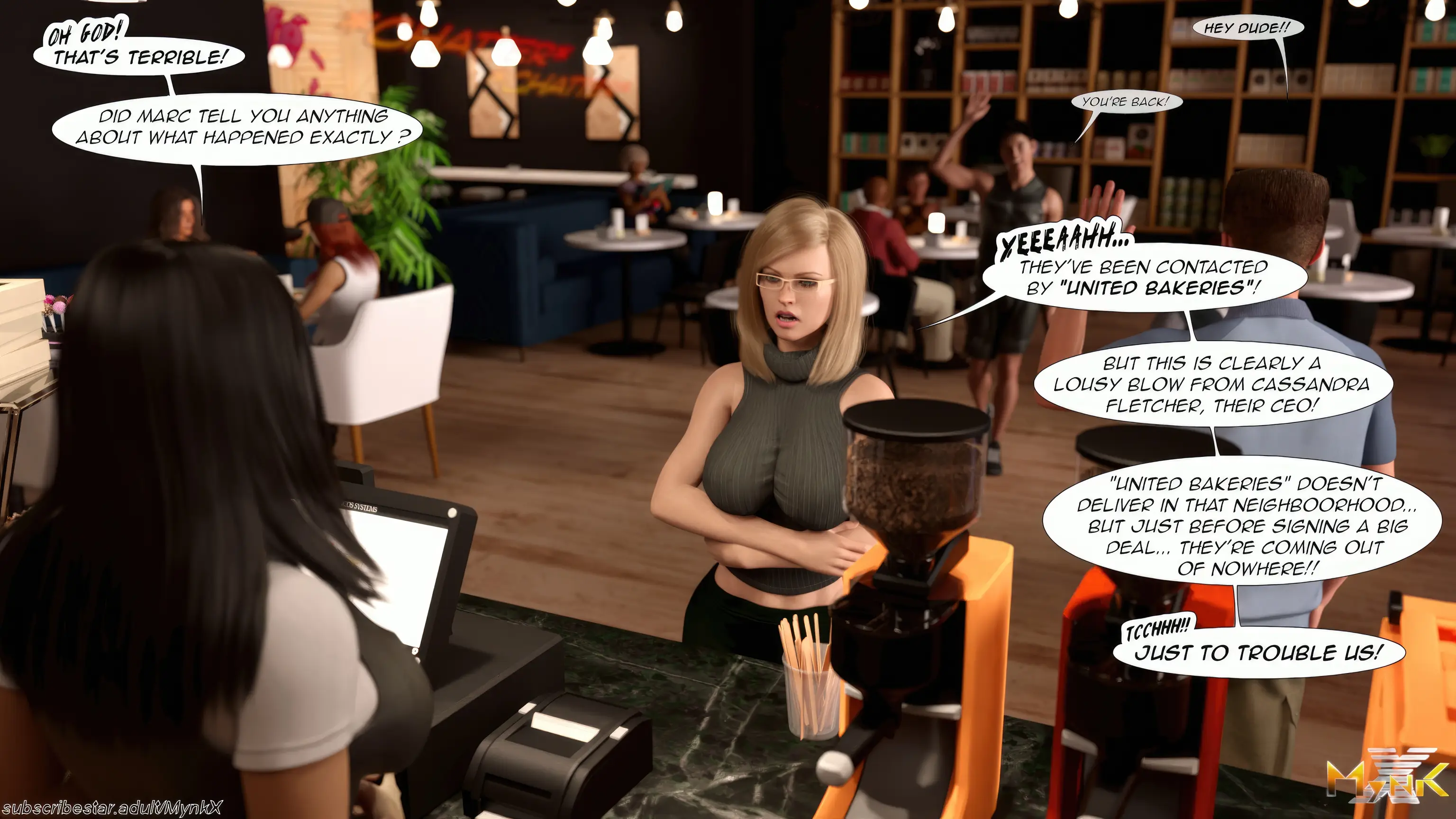 Cafe Folies [Mynk 3DX] - 5a . Cafe Folies - Chapter 5 [Mynk_3DX] - Page 136