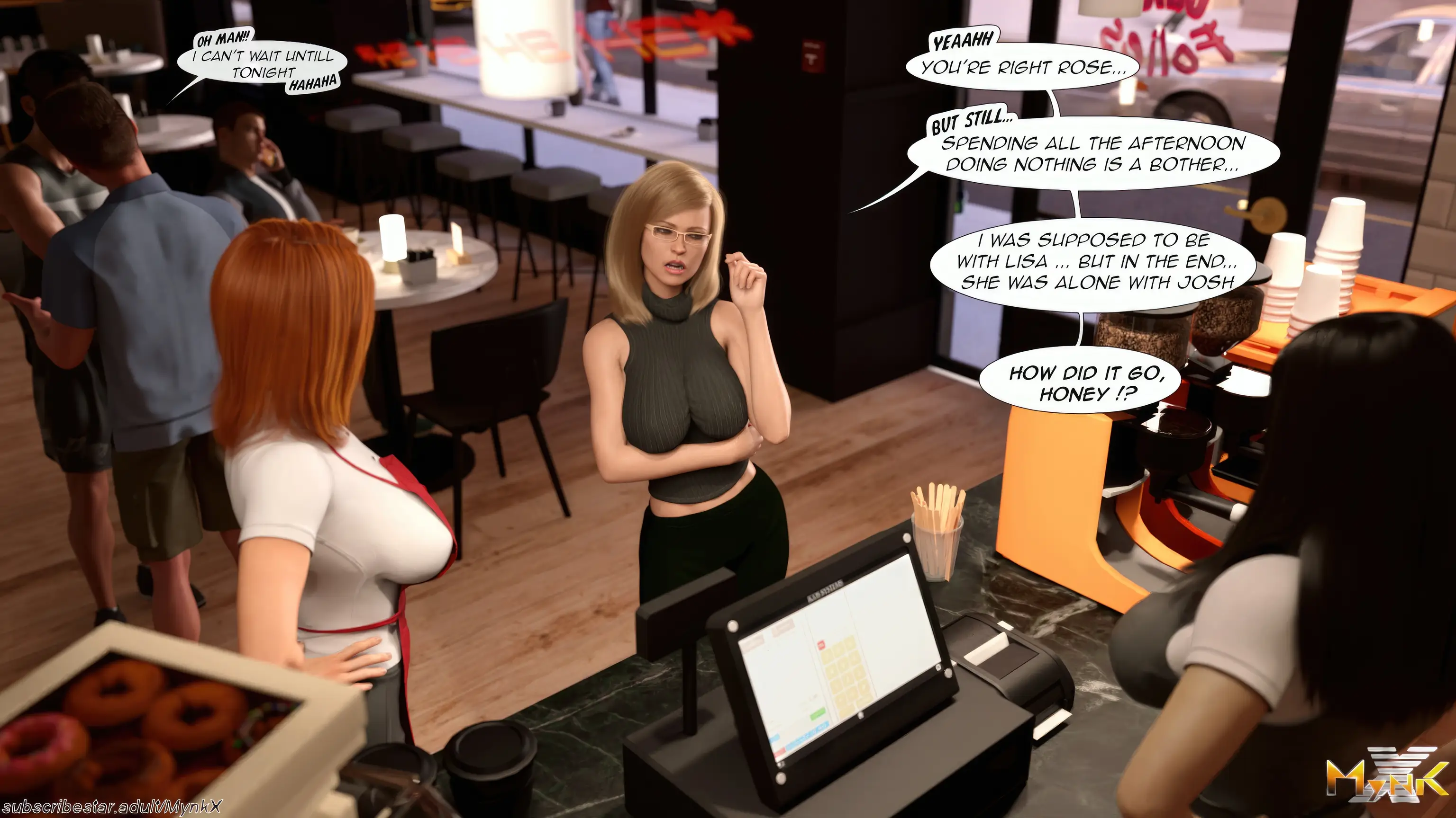 Cafe Folies [Mynk 3DX] - 5a . Cafe Folies - Chapter 5 [Mynk_3DX] - Page 141