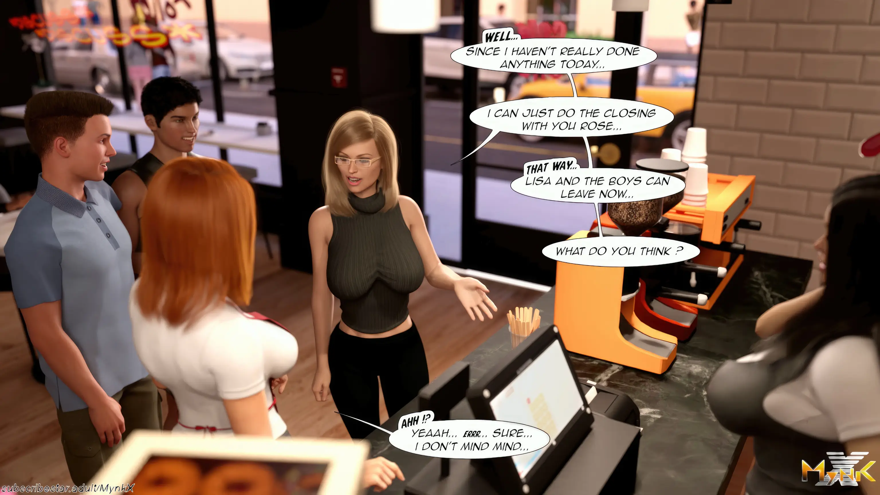 Cafe Folies [Mynk 3DX] - 5a . Cafe Folies - Chapter 5 [Mynk_3DX] - Page 147