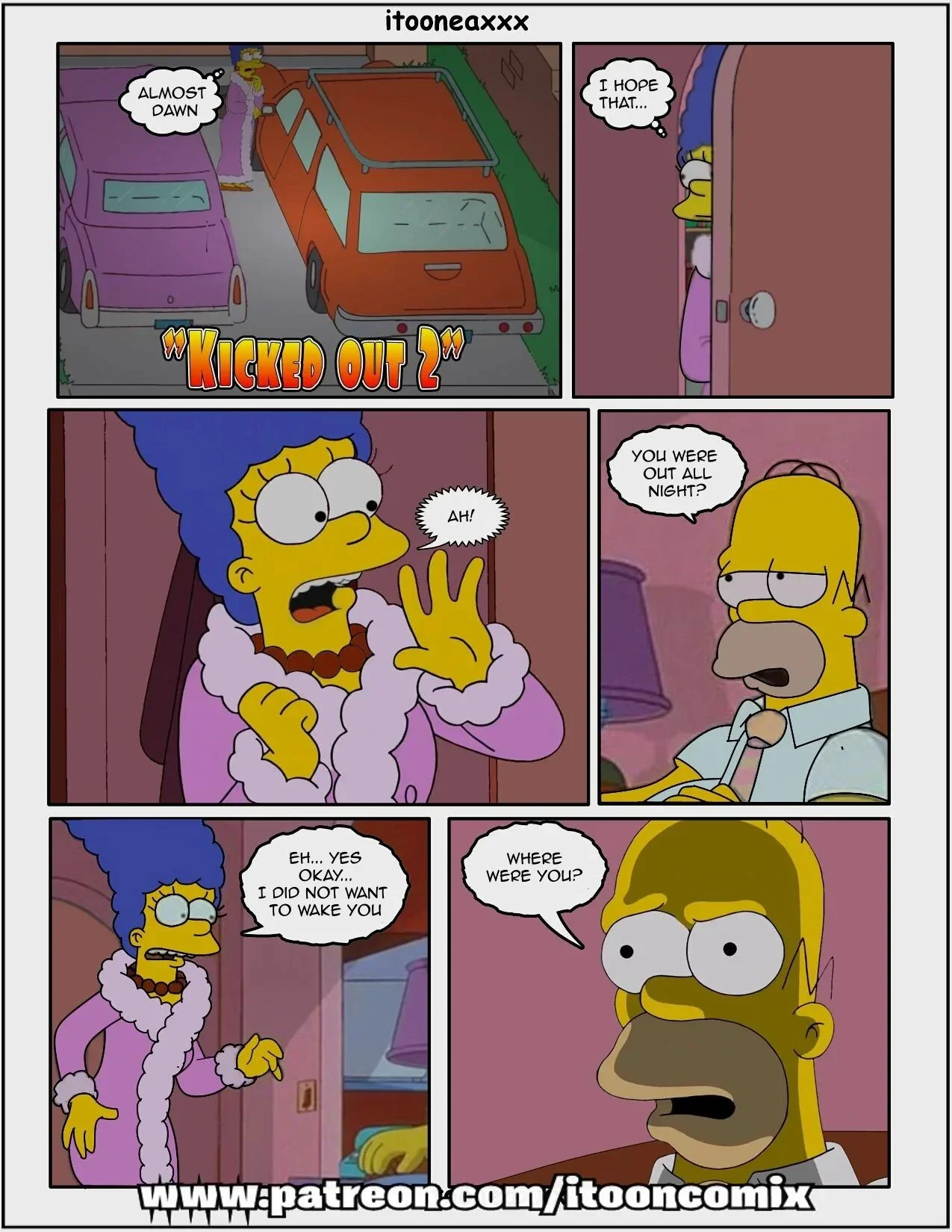 The Simpsons Porn Comics Series - 7.2 Kicked Out 2 - Eng - Page 2