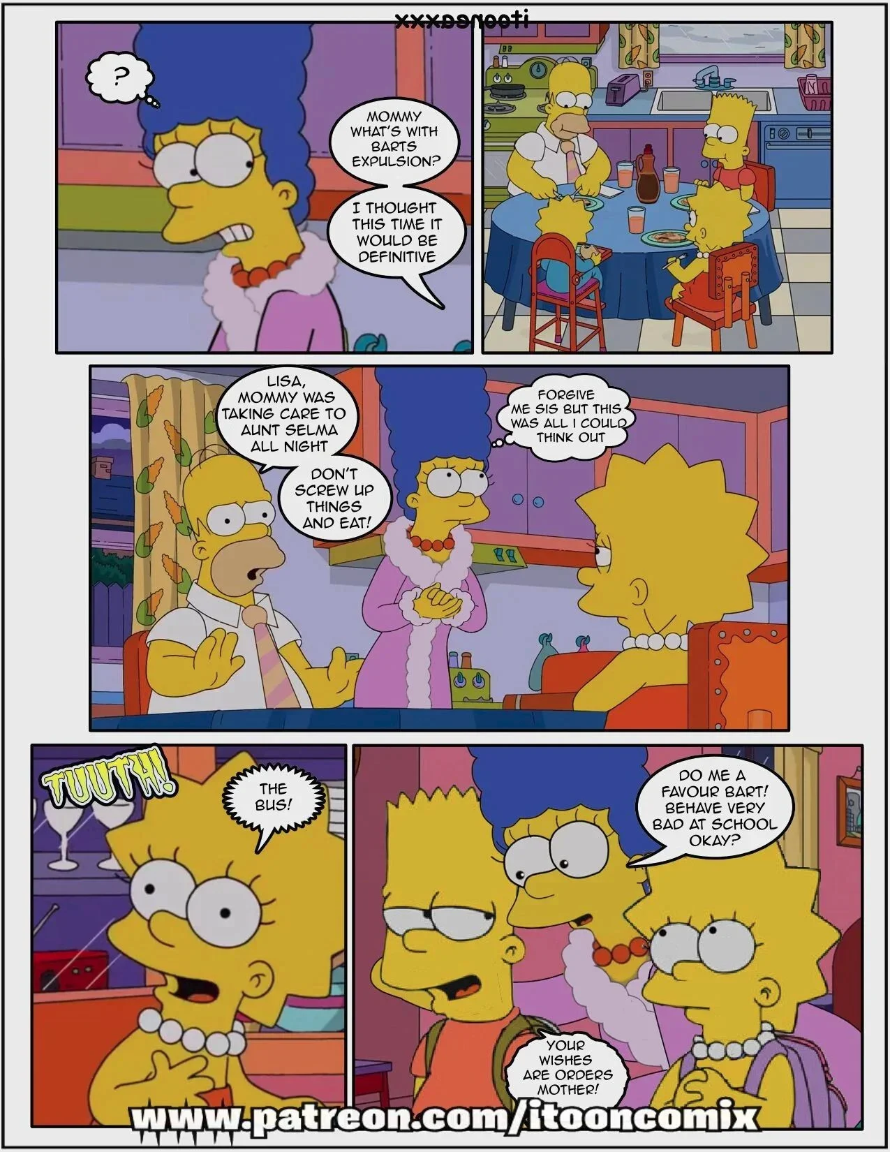 The Simpsons Porn Comics Series - 7.2 Kicked Out 2 - Eng - Page 3