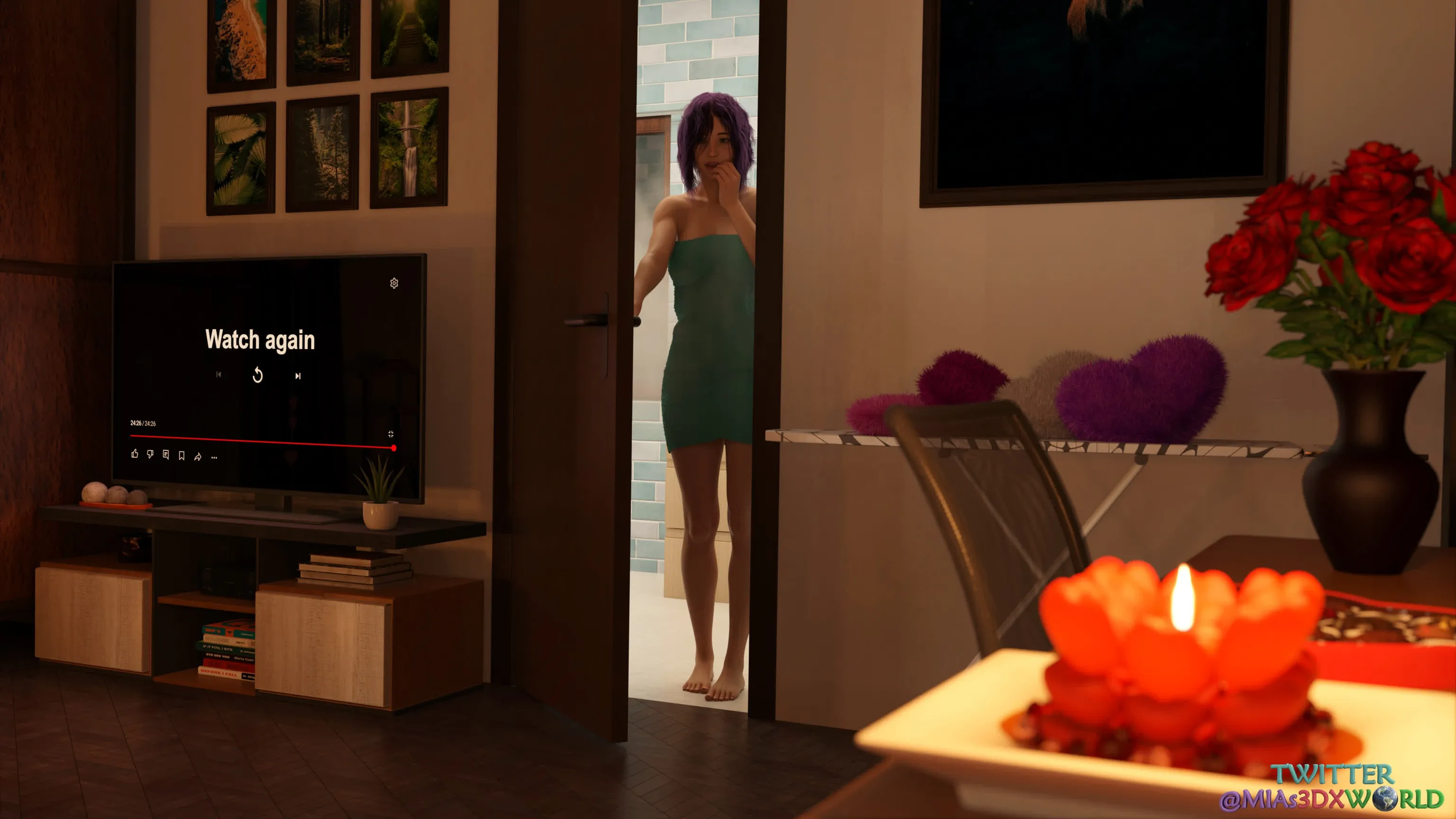 Temptation [MIAs3DXWorld] - 7 . Temptation - Chapter 7 - Page 55