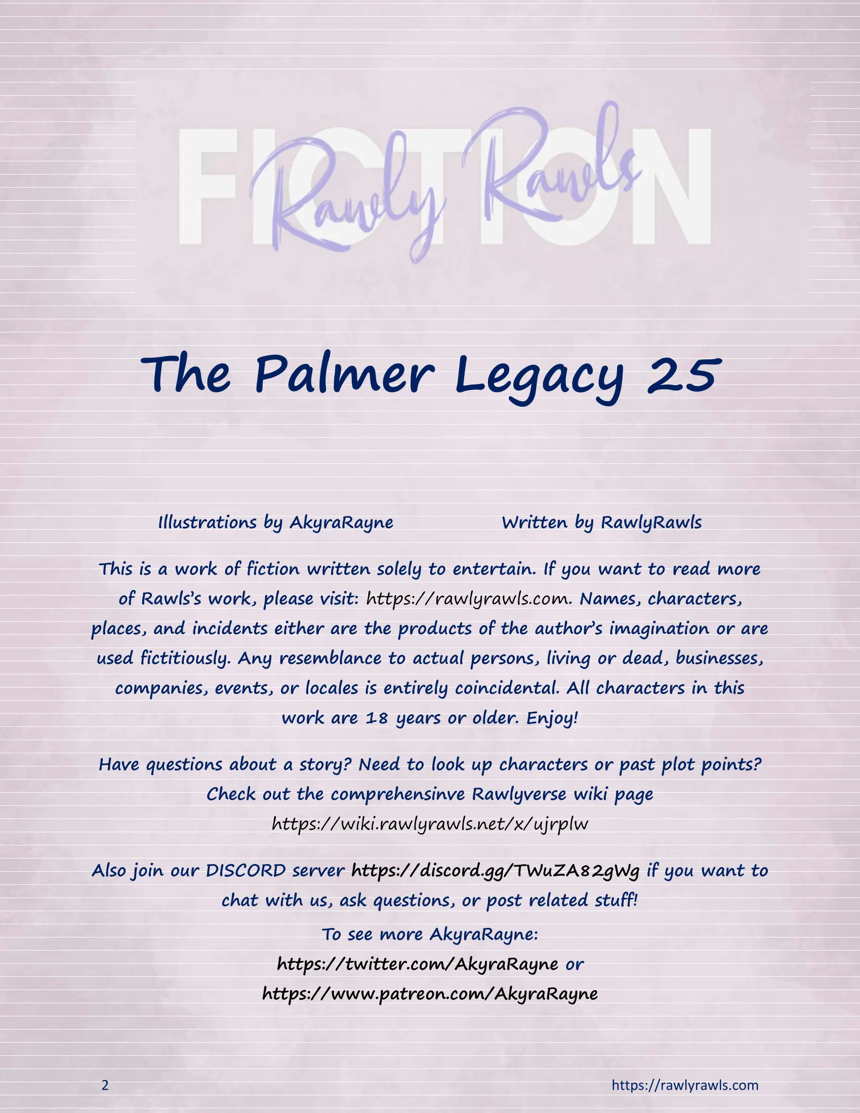 The Palmer Legacy [AkyraRayne] - 25 . The Palmer Legacy - Chapter 25 [AkyraRayne] - Page 2