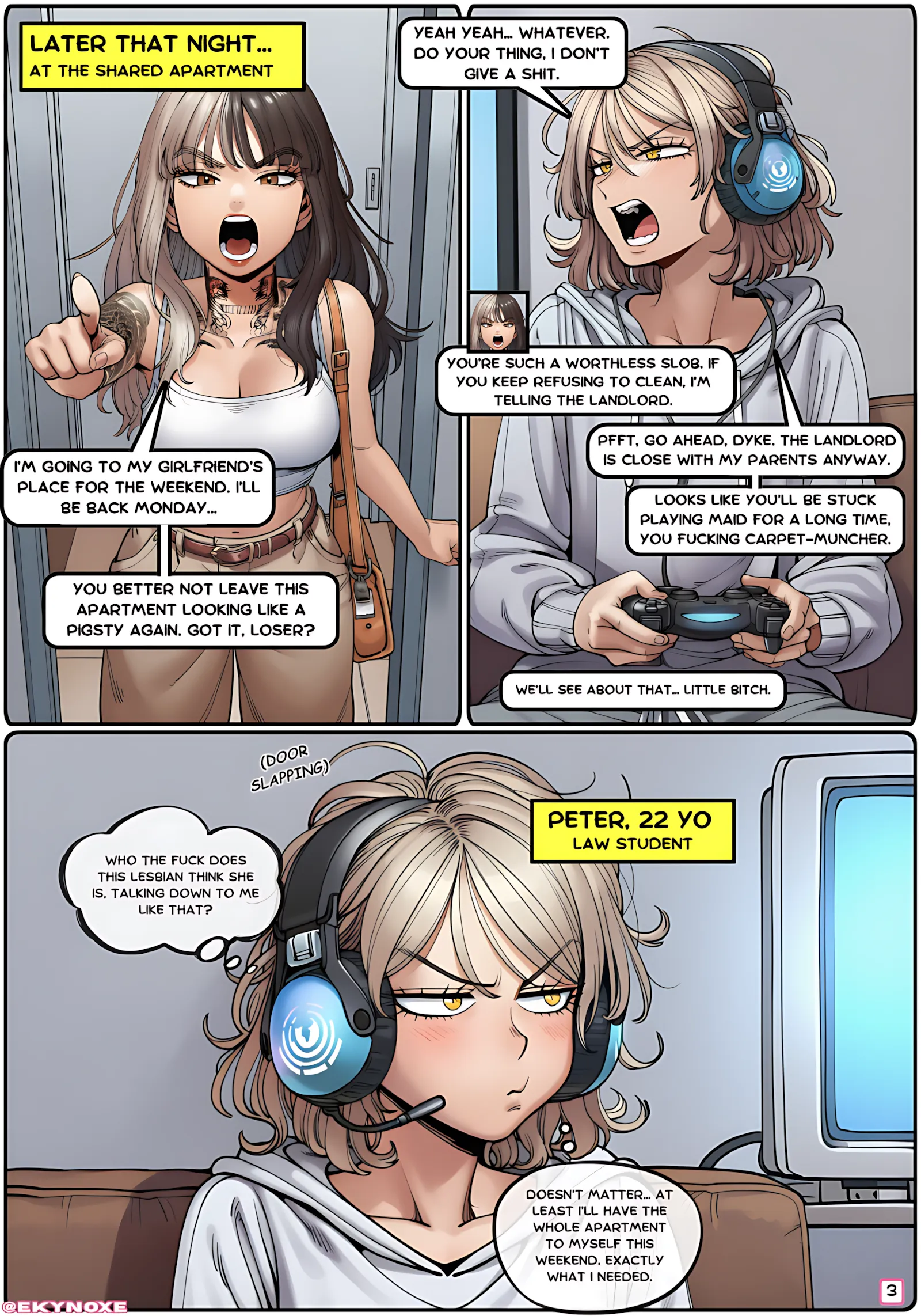 Angry Roommates [AI Gen] - 1. Angry Roommates  [ Ekynoxe ] - Page 4