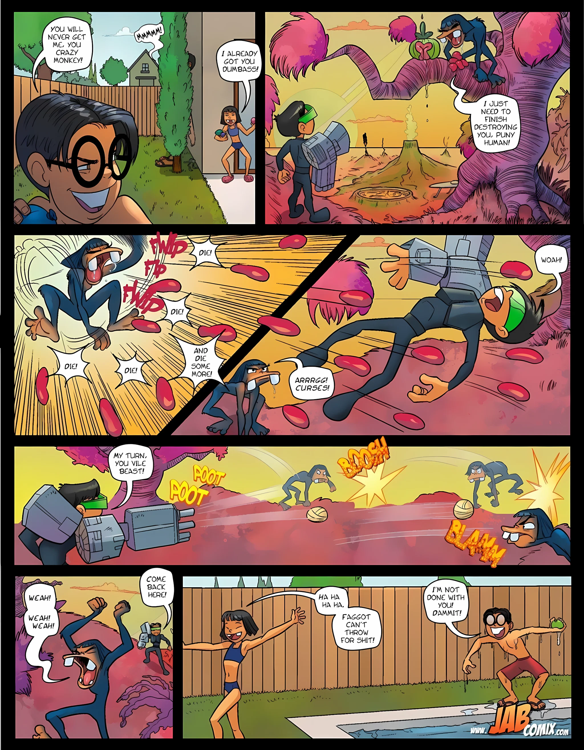 My Hot Ass Neighbor [JABComix] - 7 . My Hot Ass Neighbor - Pool Party Part 1 - Chapter 7 - Page 16
