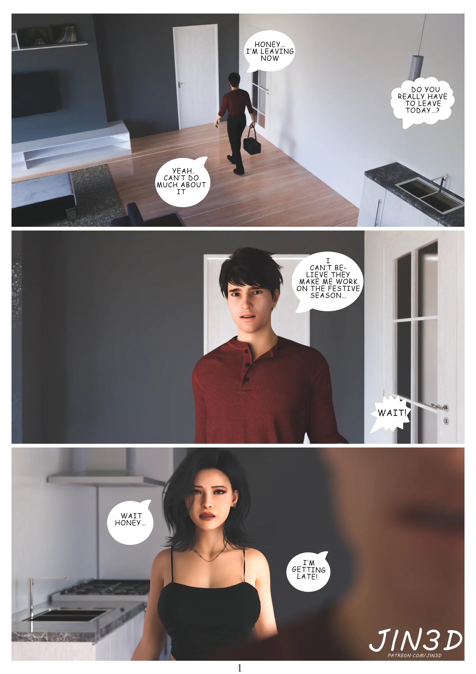Ada’s BBC Neighbour [Jin3D] - 1 . Ada's BBC Neighbour - Chapter 1 - Page 2