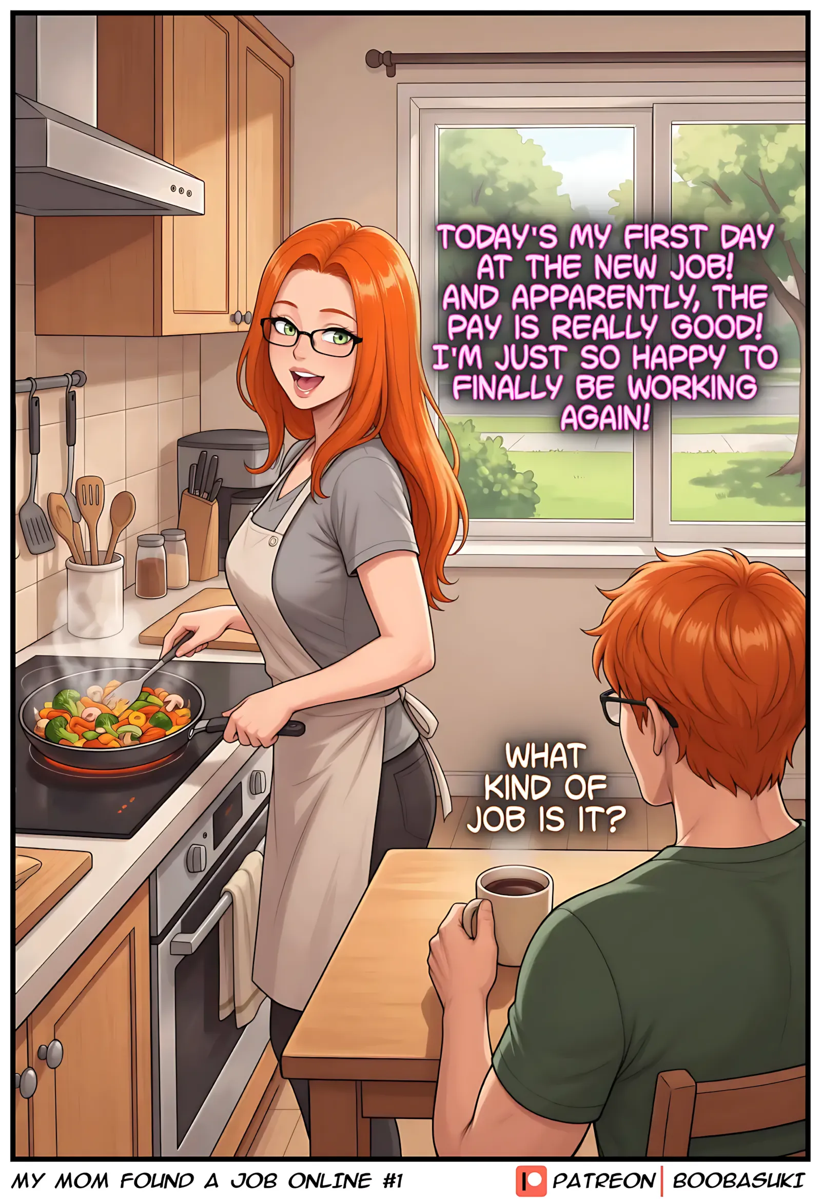 My Mom Found Job Online [BoobaSuki] - 1. My Mom Found Job Online - Chapter 1 - Page 2