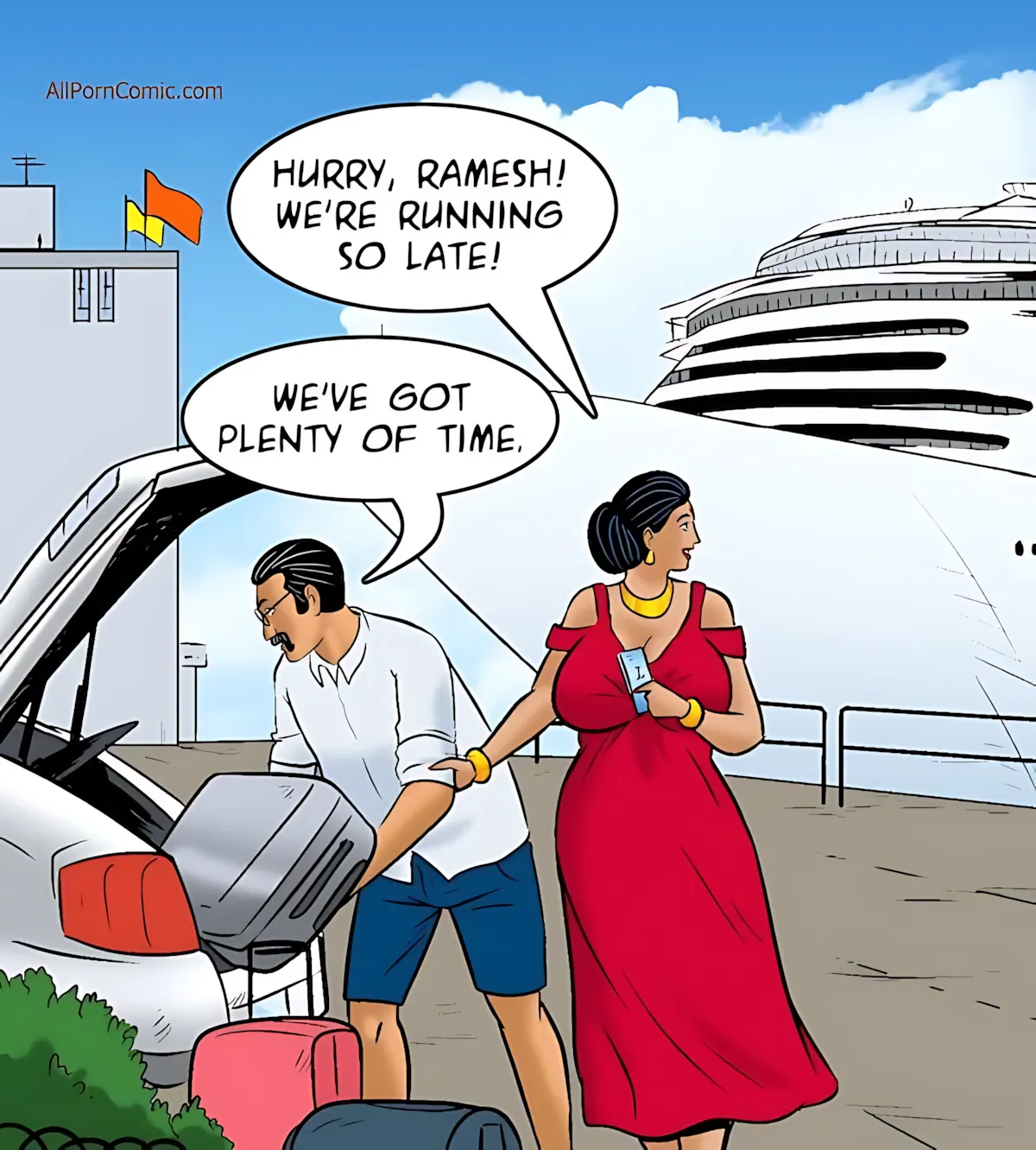Velamma All Episodes Comics - 100.1 . Velamma - Episode 100 - Part 1 - The Love Boat - Page 31