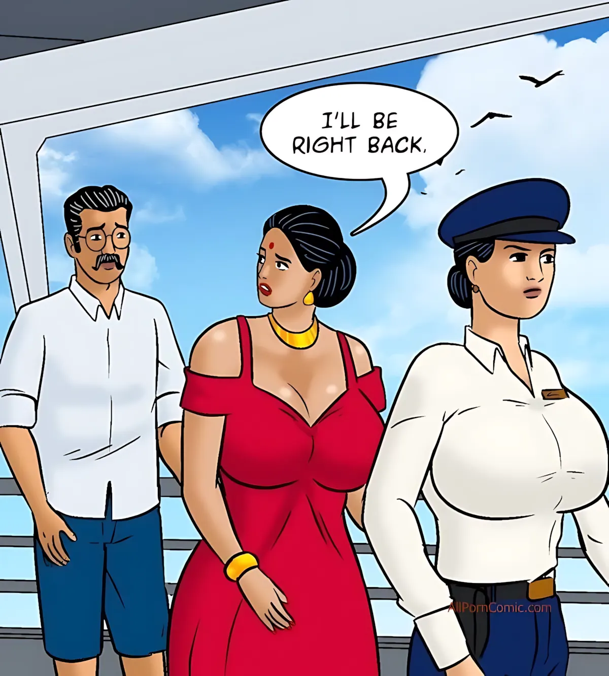 Velamma All Episodes Comics - 100.1 . Velamma - Episode 100 - Part 1 - The Love Boat - Page 42