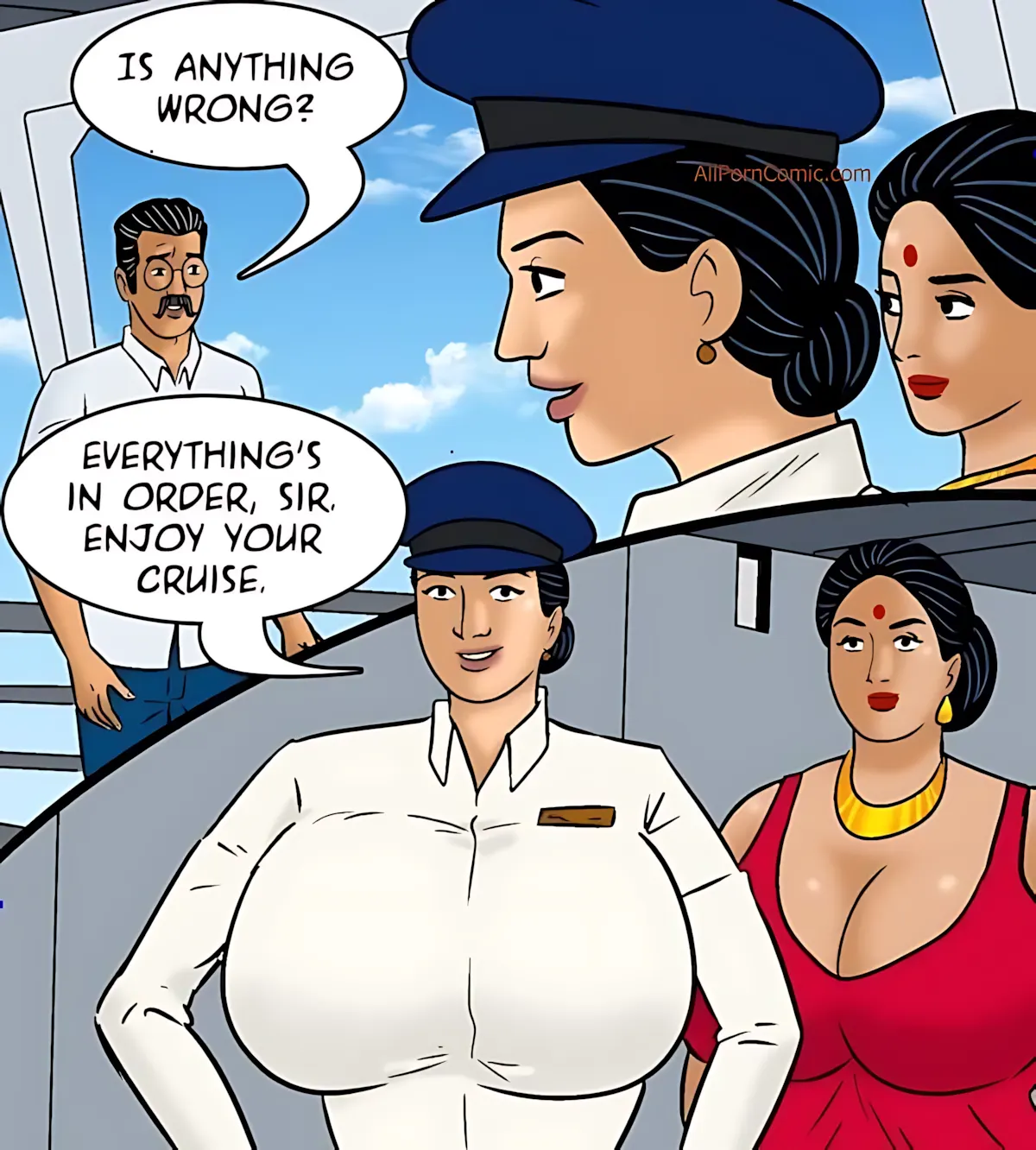 Velamma All Episodes Comics - 100.1 . Velamma - Episode 100 - Part 1 - The Love Boat - Page 82