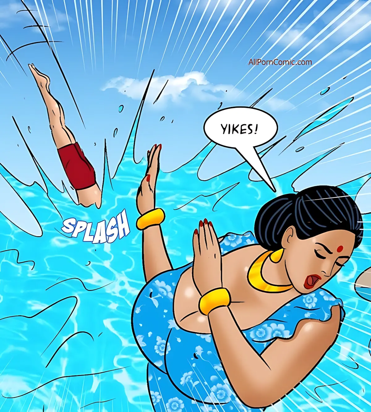 Velamma All Episodes Comics - 100.1 . Velamma - Episode 100 - Part 1 - The Love Boat - Page 87