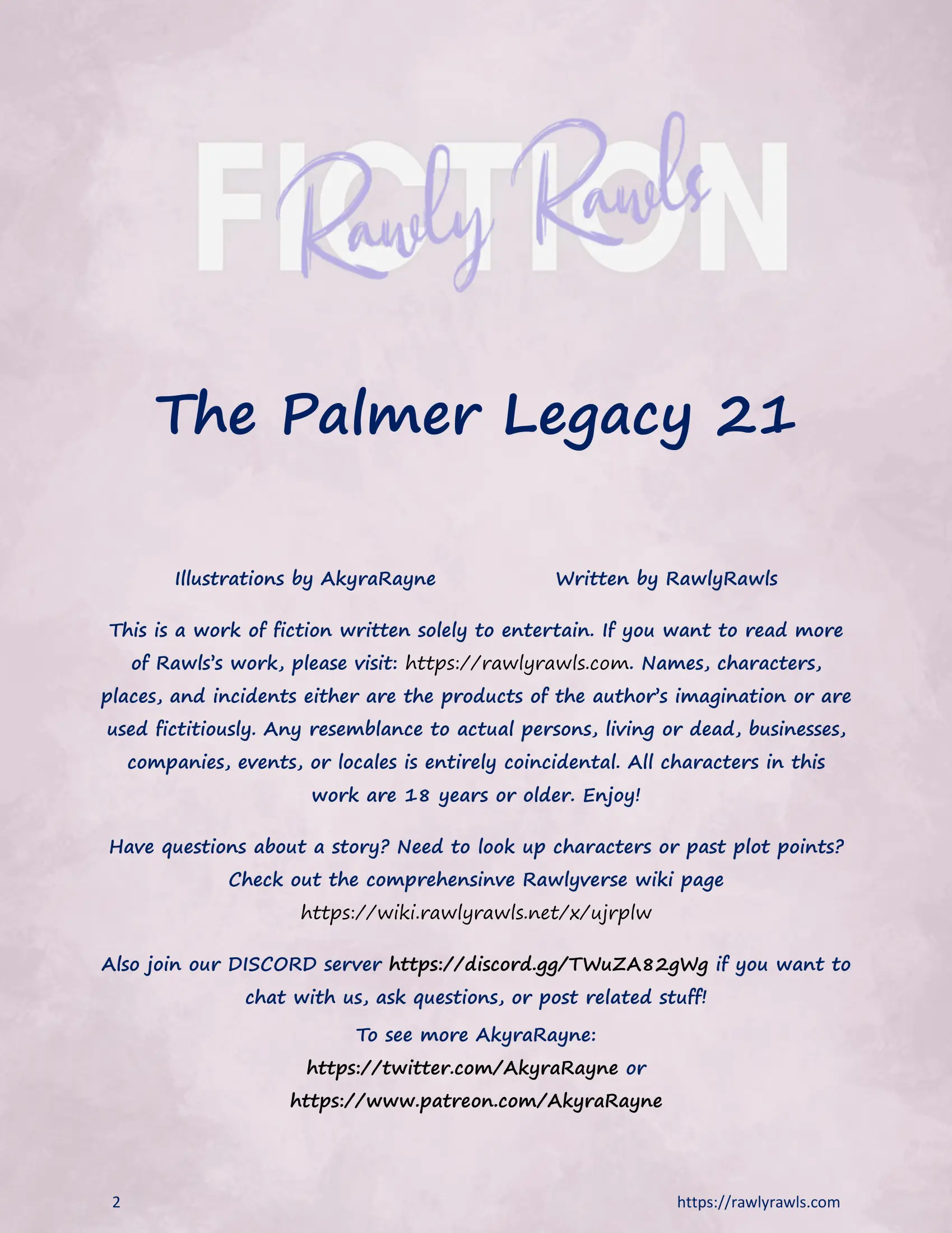 The Palmer Legacy [AkyraRayne] - 21 . The Palmer Legacy - Chapter 21 [AkyraRayne] - Page 2