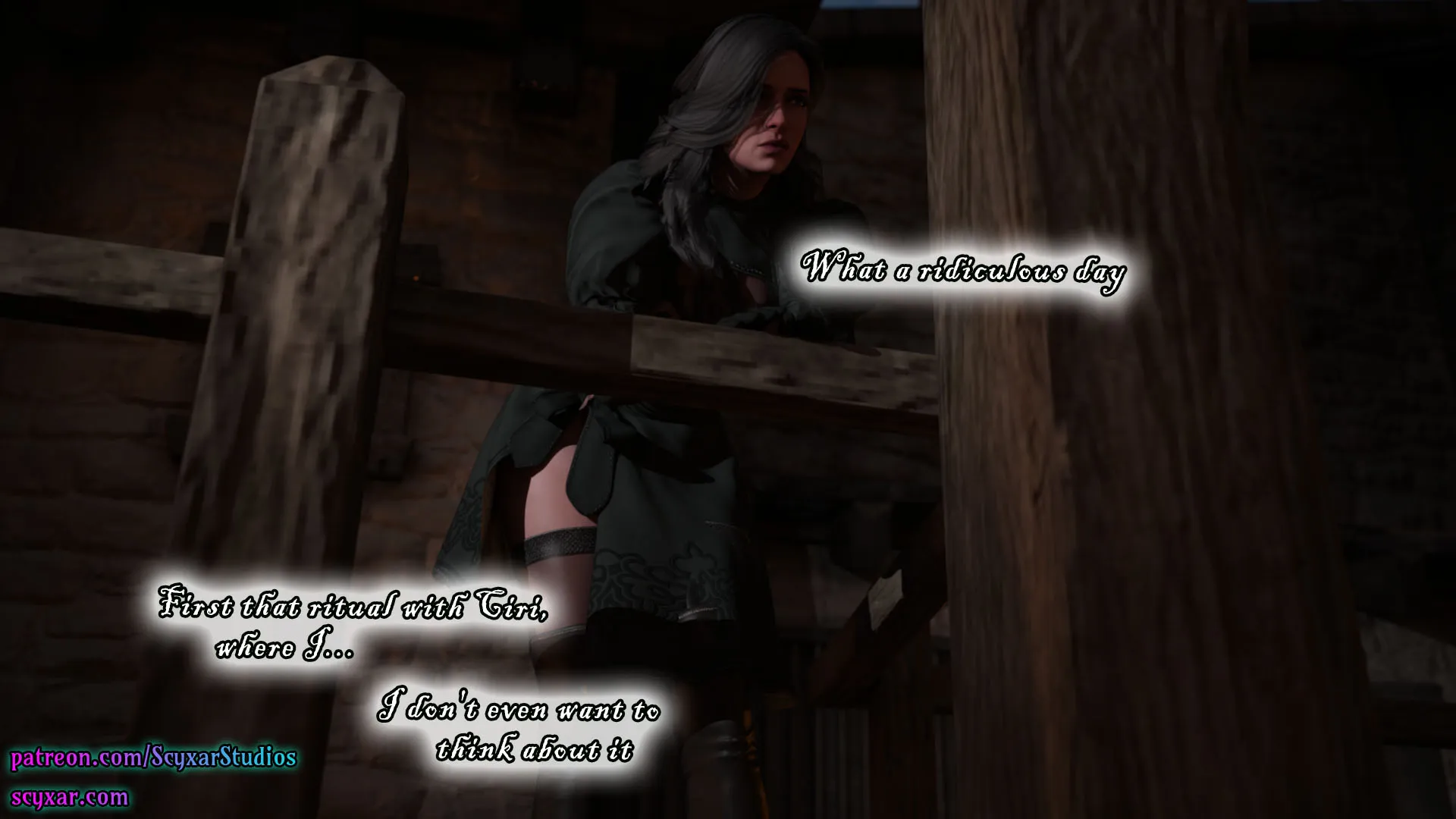Geralt’s Transformation into Yennefer [Scyxar Studios] - 9 . Geralt’s Transformation into Yennefer - Chapter 9 - Page 14
