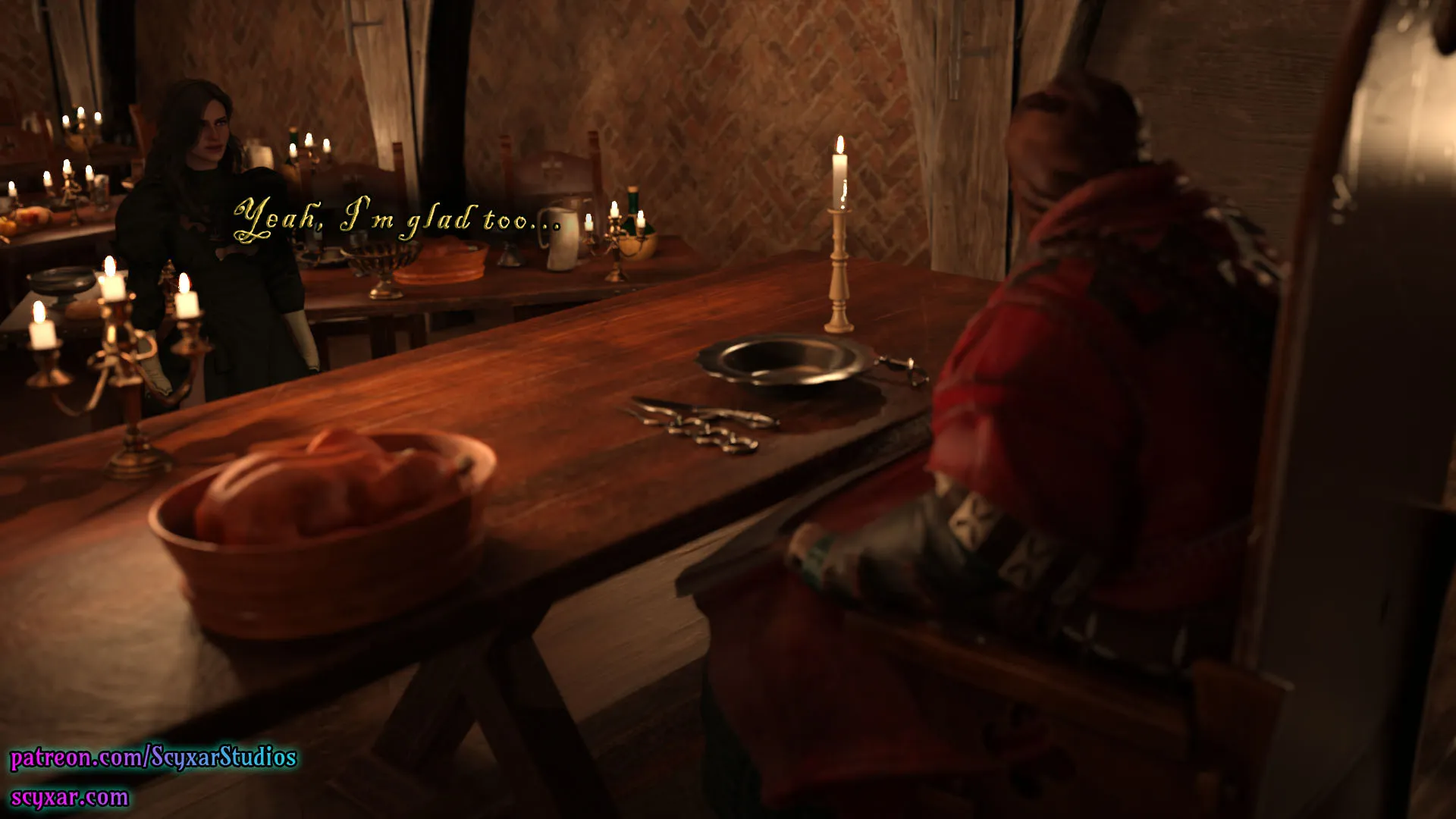 Geralt’s Transformation into Yennefer [Scyxar Studios] - 9 . Geralt’s Transformation into Yennefer - Chapter 9 - Page 54