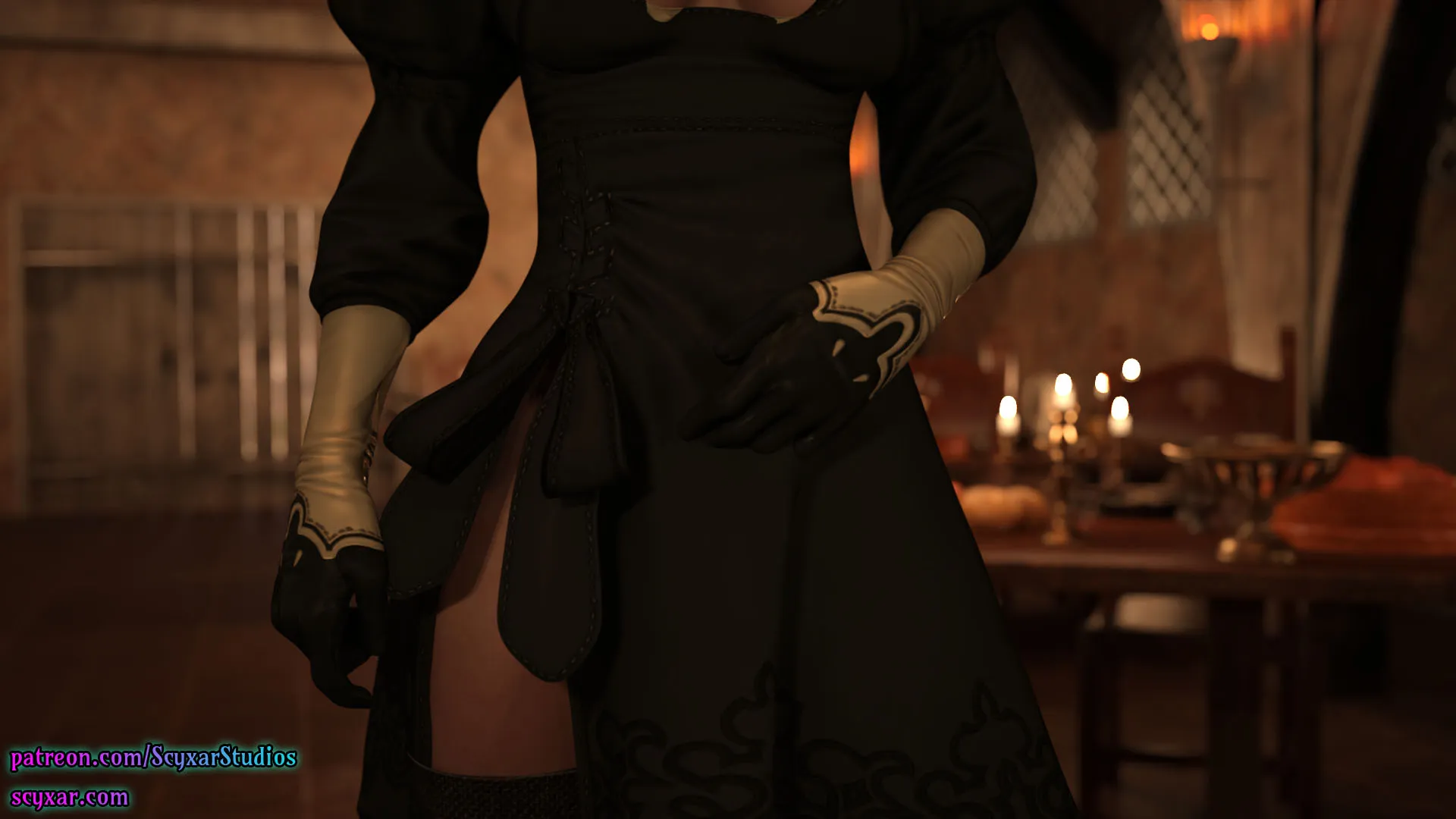 Geralt’s Transformation into Yennefer [Scyxar Studios] - 9 . Geralt’s Transformation into Yennefer - Chapter 9 - Page 55