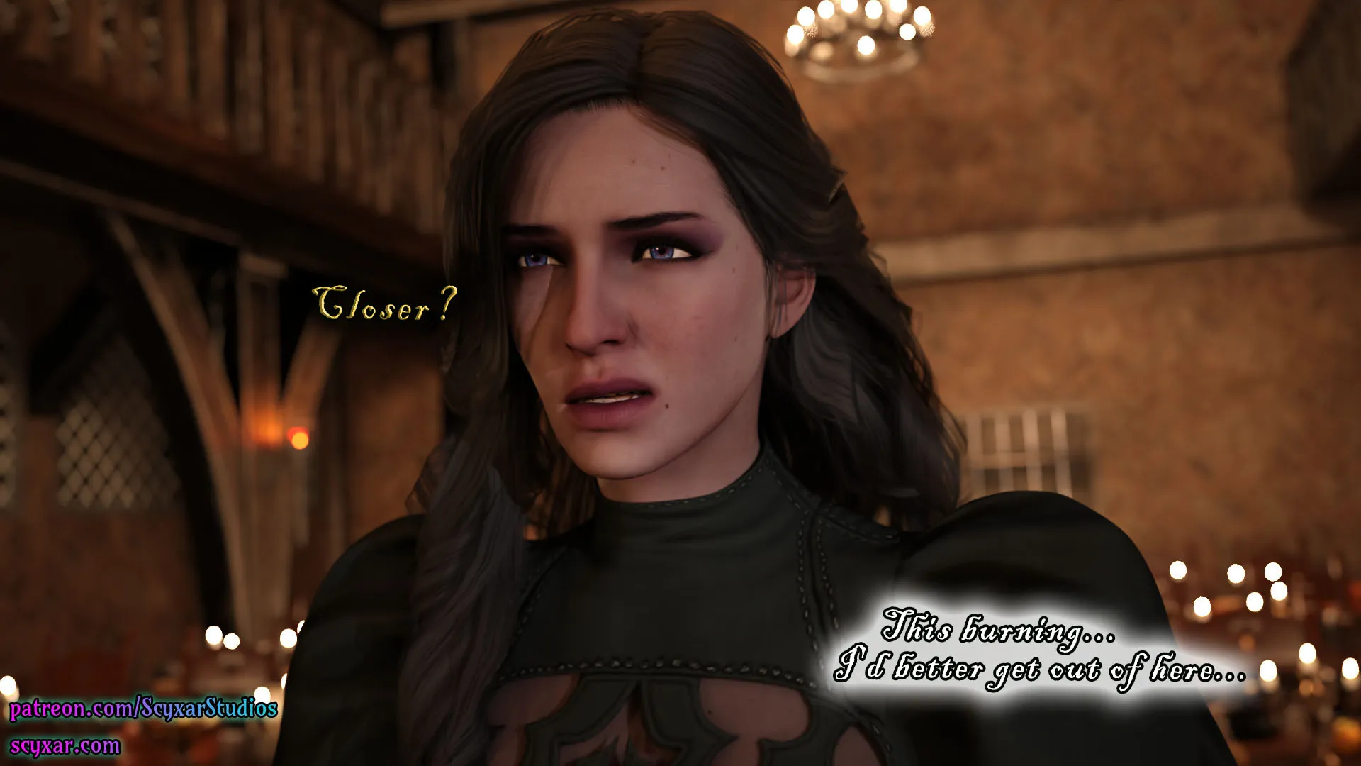 Geralt’s Transformation into Yennefer [Scyxar Studios] - 9 . Geralt’s Transformation into Yennefer - Chapter 9 - Page 59