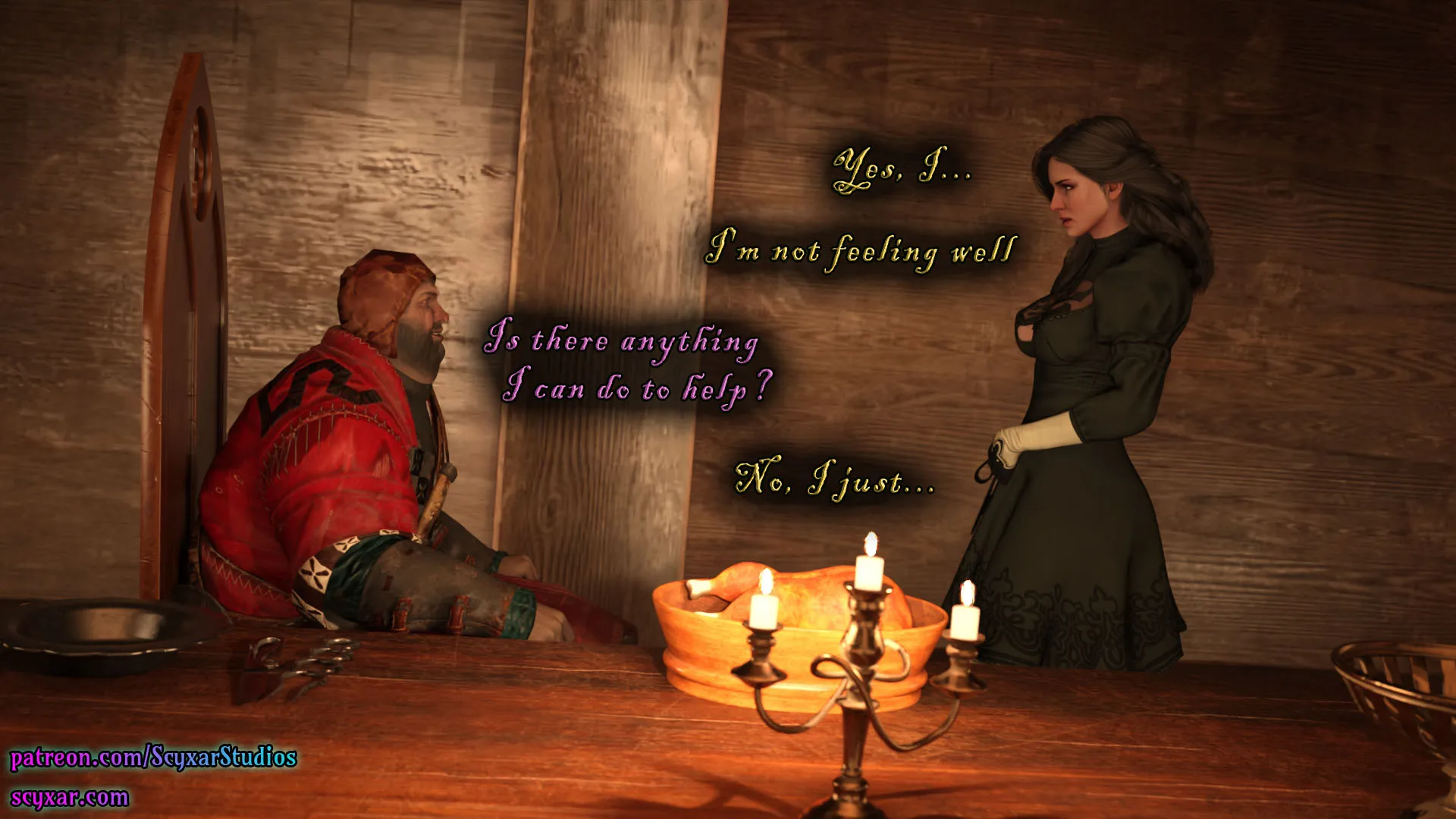Geralt’s Transformation into Yennefer [Scyxar Studios] - 9 . Geralt’s Transformation into Yennefer - Chapter 9 - Page 64