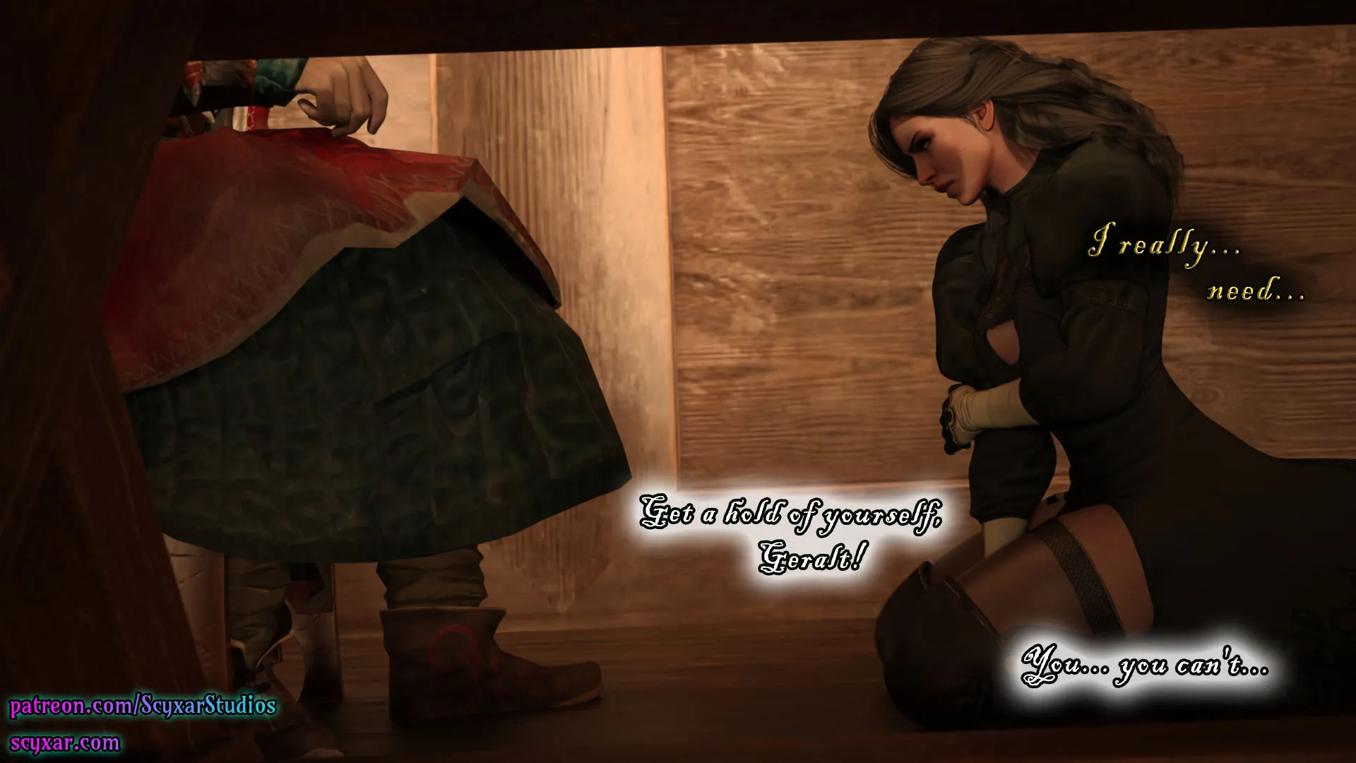 Geralt’s Transformation into Yennefer [Scyxar Studios] - 9 . Geralt’s Transformation into Yennefer - Chapter 9 - Page 72