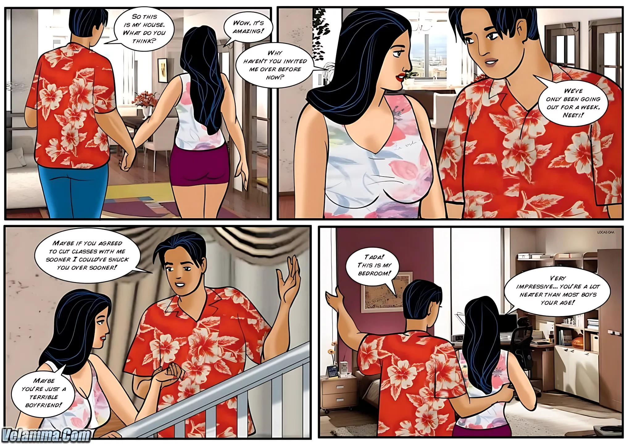 Velamma All Episodes Comics - 30 . Velamma - Episode 30 - Virgin School - Page 4