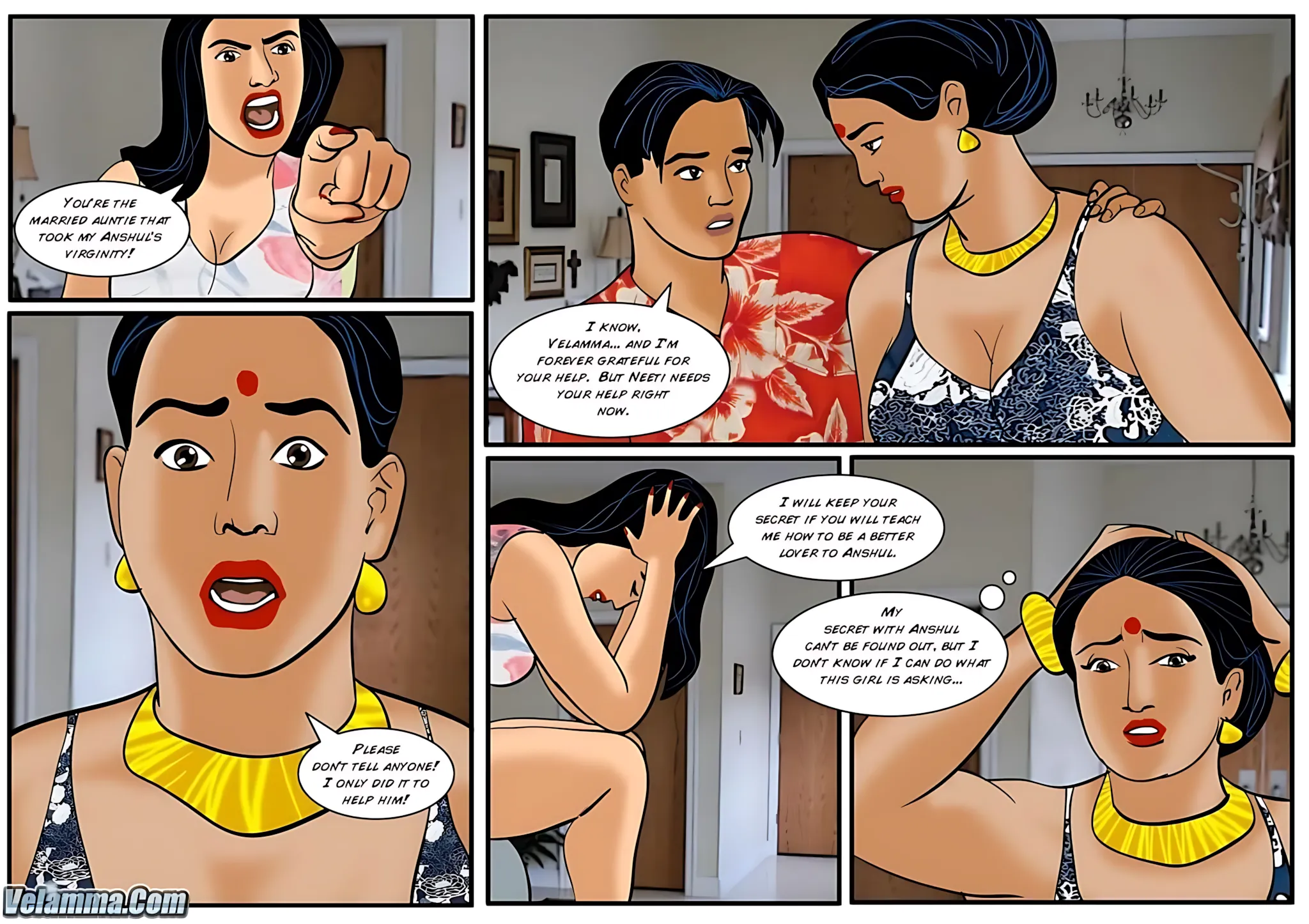 Velamma All Episodes Comics - 30 . Velamma - Episode 30 - Virgin School - Page 15