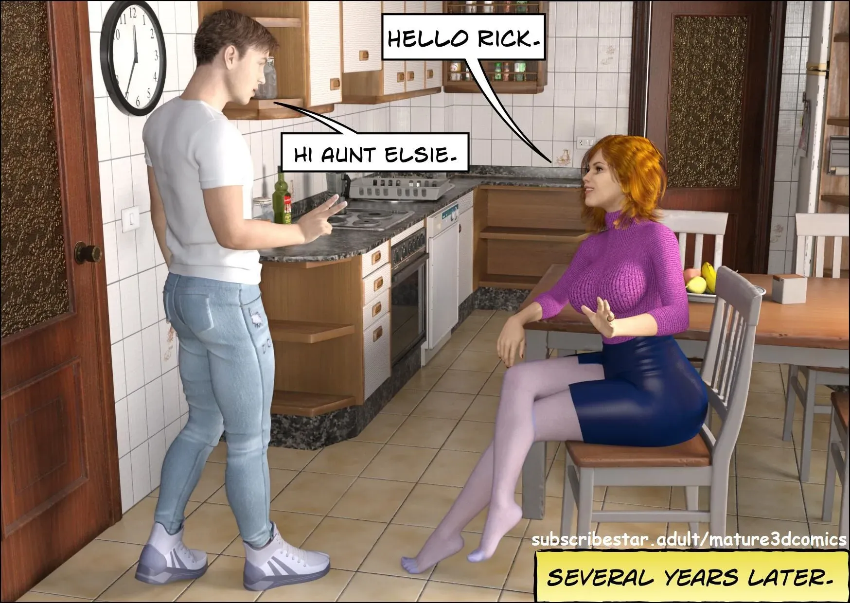 Aunt Elise - 1 . Aunt Elise - Chapter 1 [Mature3DComics] - Page 2
