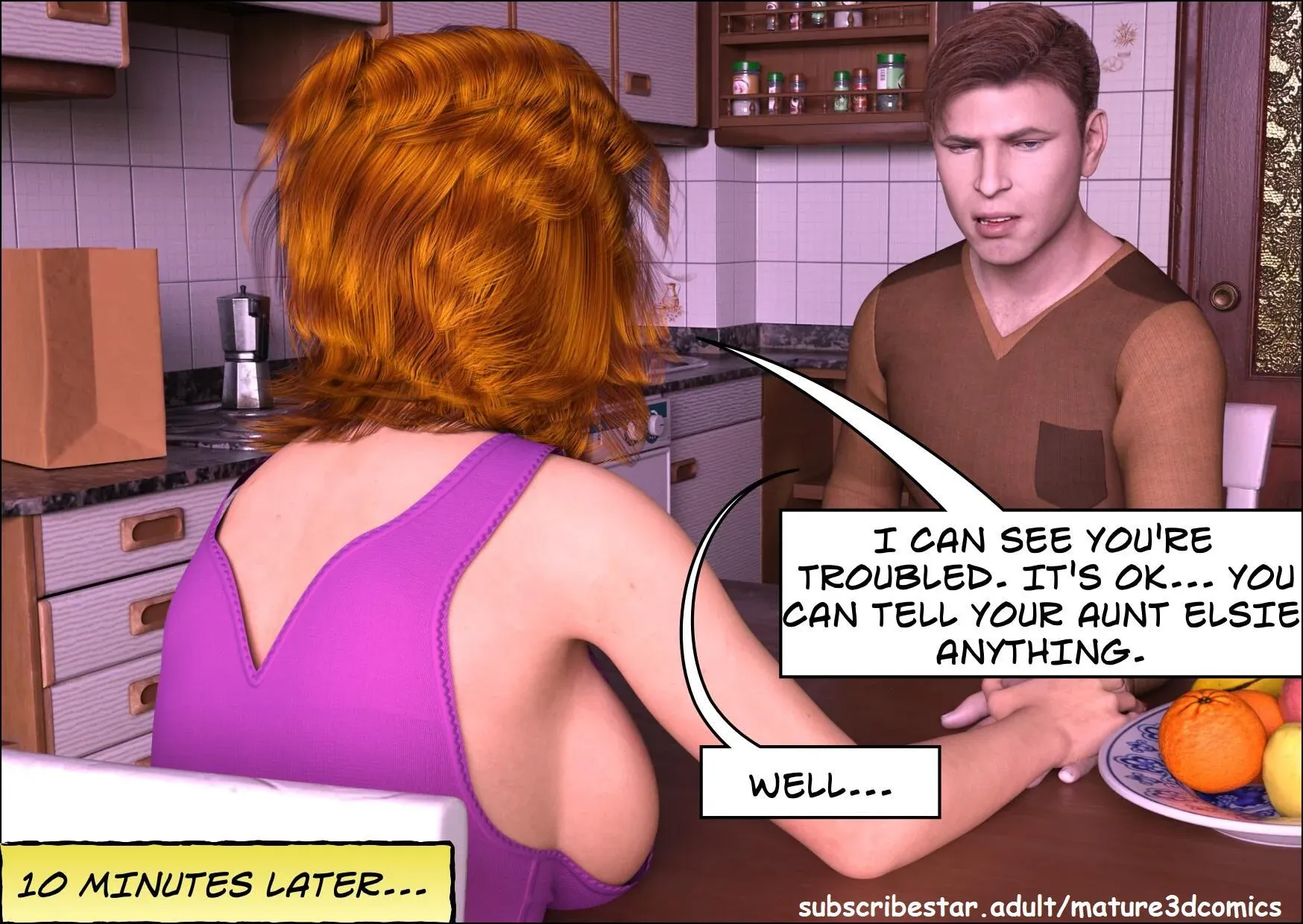 Aunt Elise - 1 . Aunt Elise - Chapter 1 [Mature3DComics] - Page 6