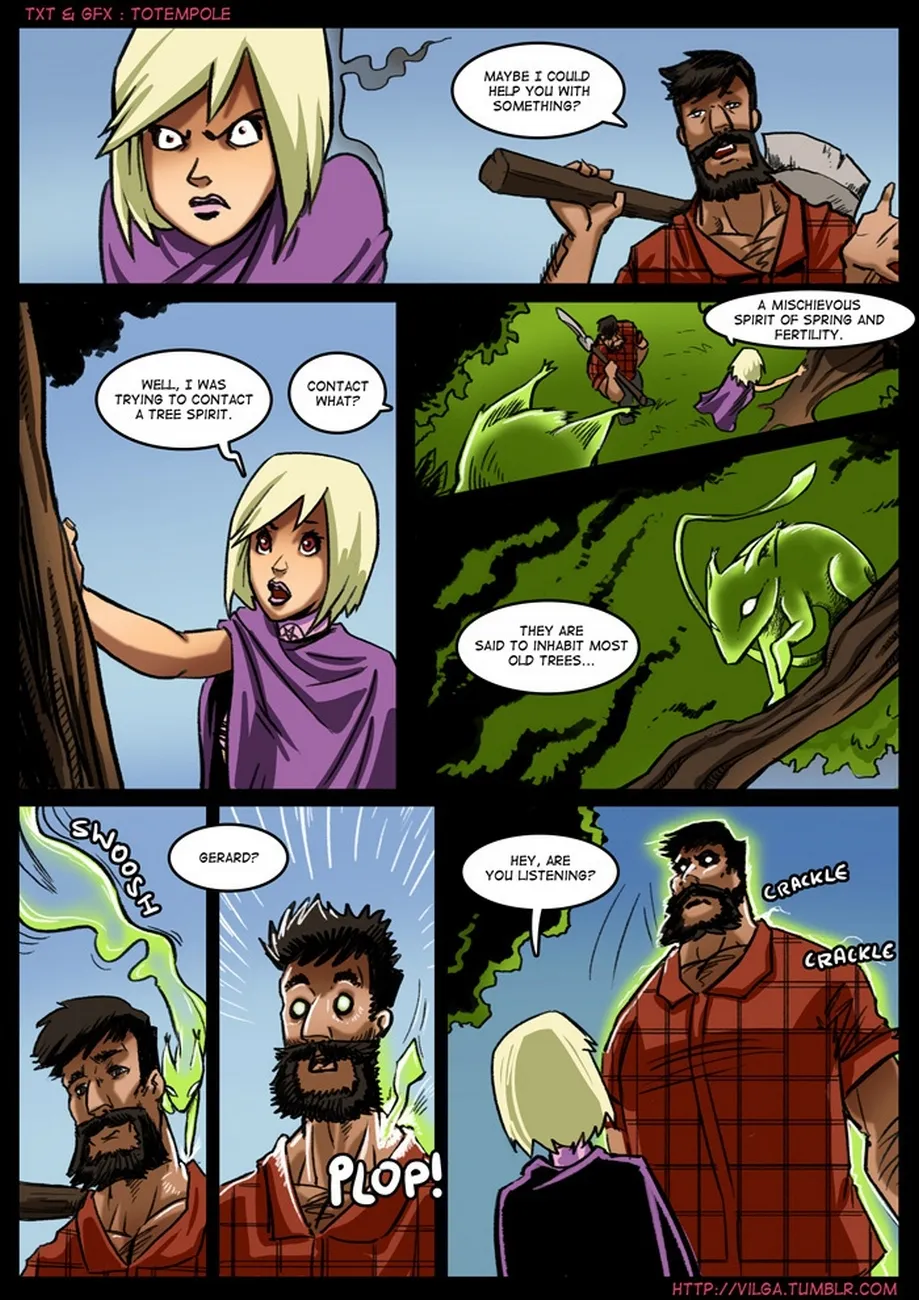 The Cummoner - 2.5 . The Cummoner - Chapter 2.5 - Side Story #2 Morning Wood Spirits [Totempole] - Page 5