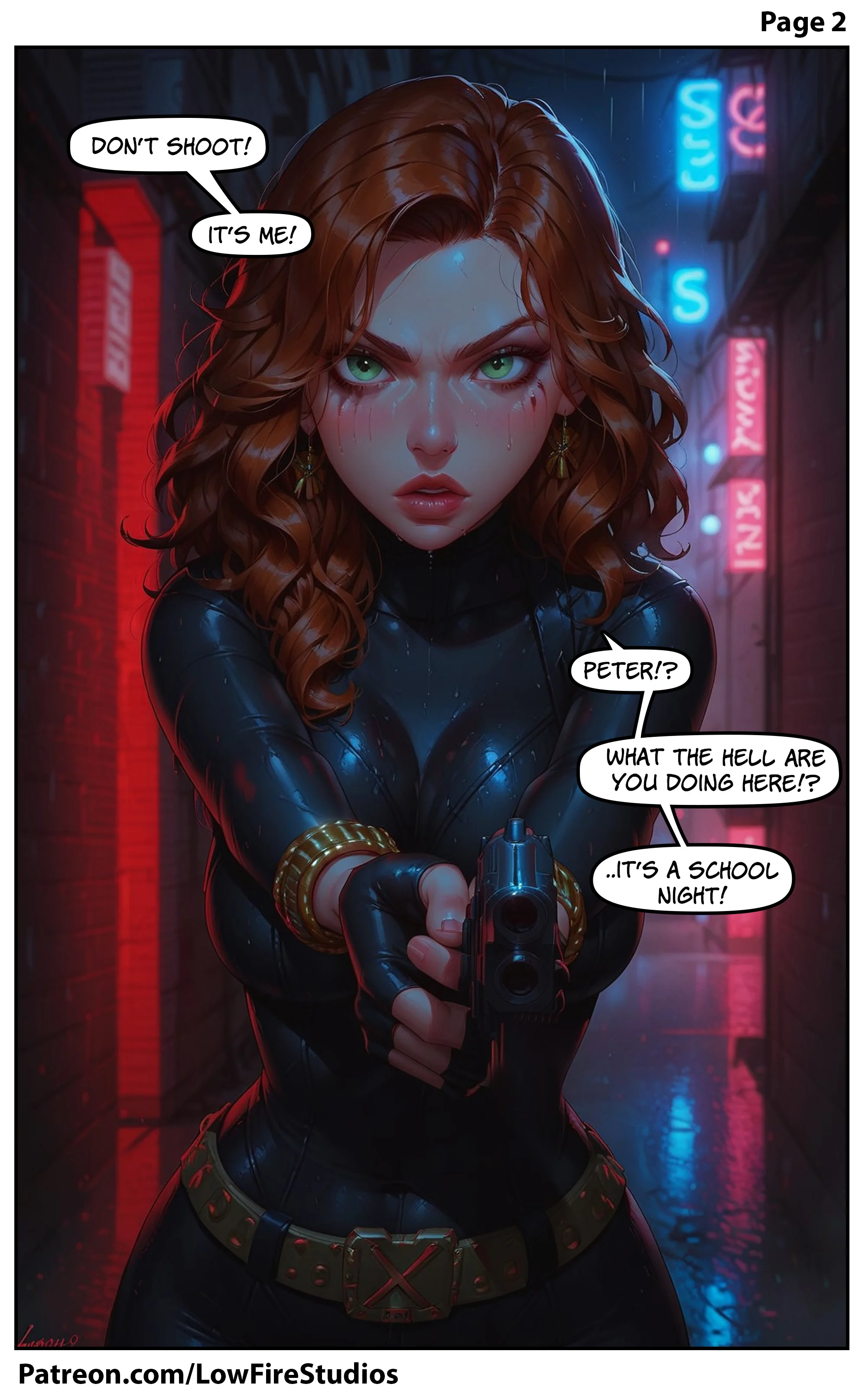 The Rabbit Hole [LowFireStudios] - Caught in her web - AI Gen - Page 3
